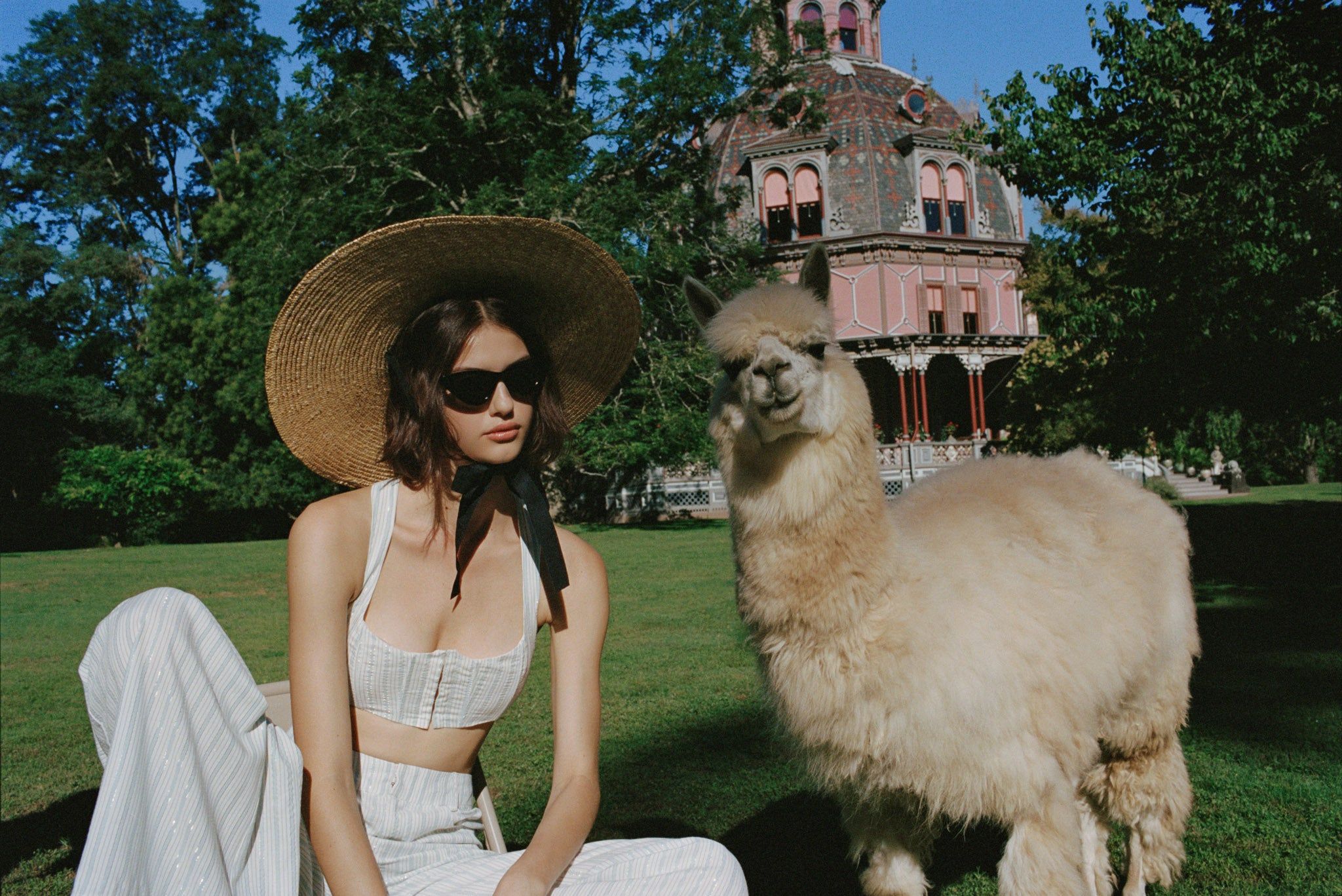 Skyler Crop Top sold by For Love And Lemons product image thumbnail 5