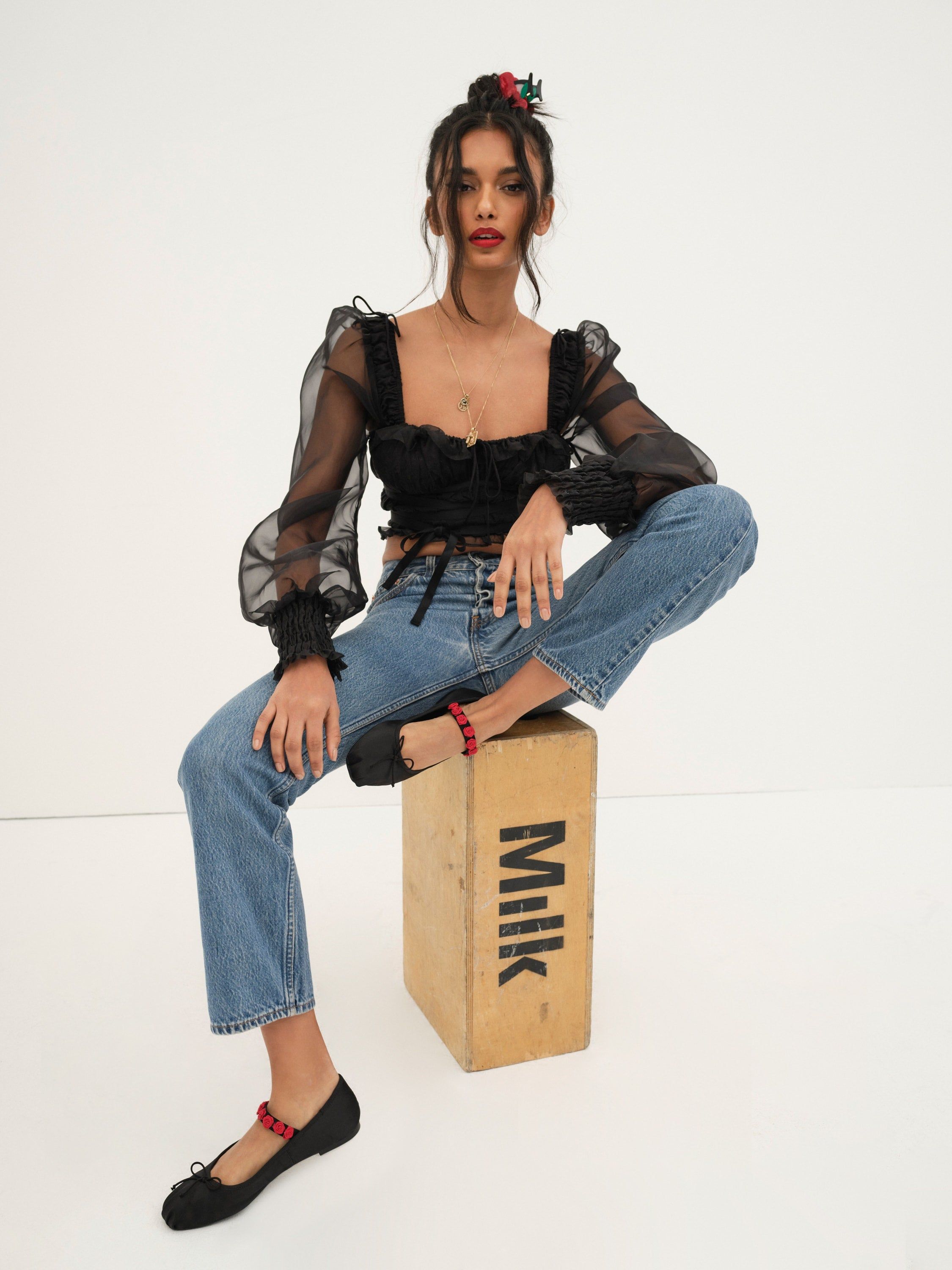 Gabrielle Top sold by For Love And Lemons product image thumbnail 3