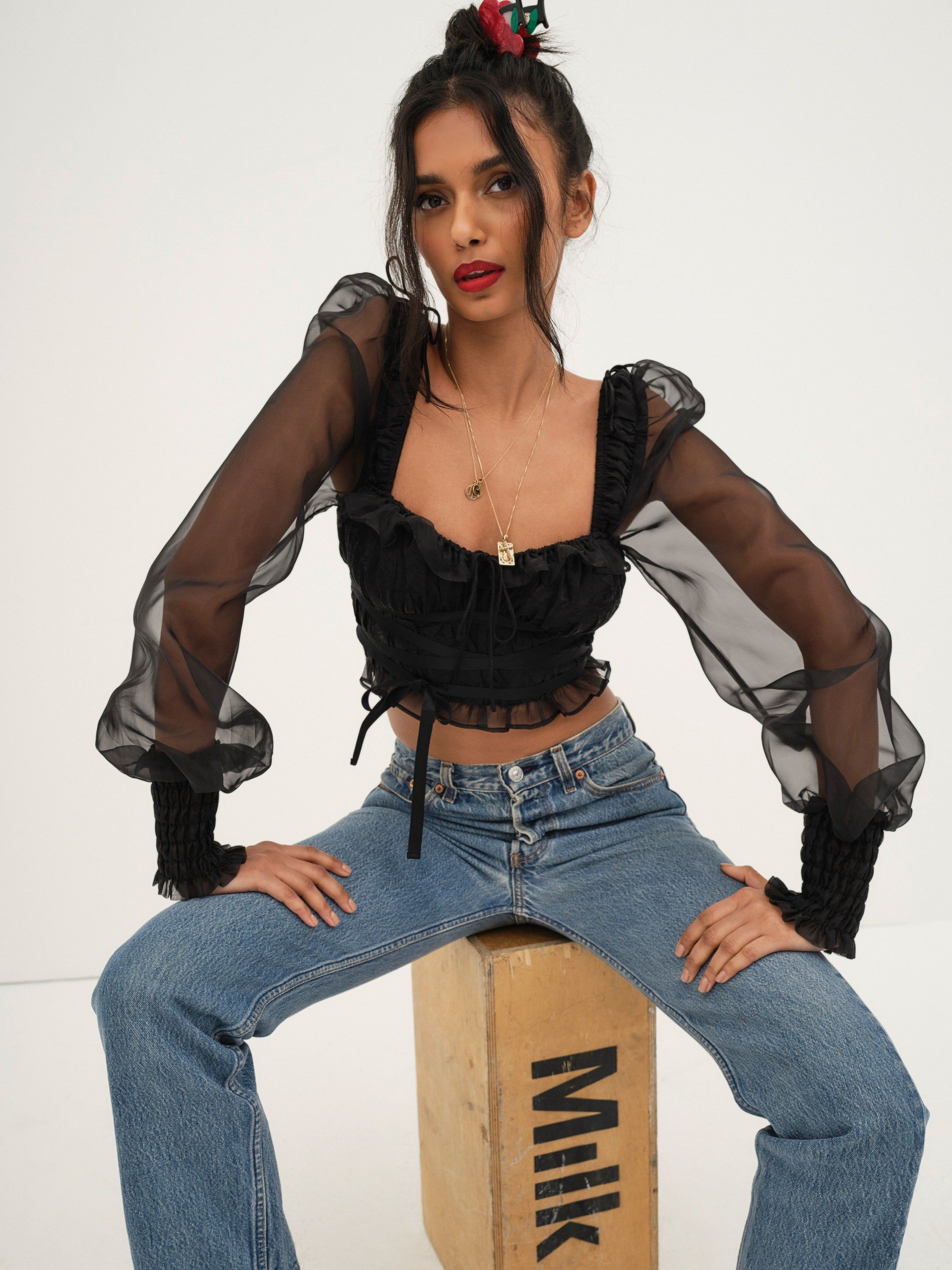 Gabrielle Top sold by For Love And Lemons