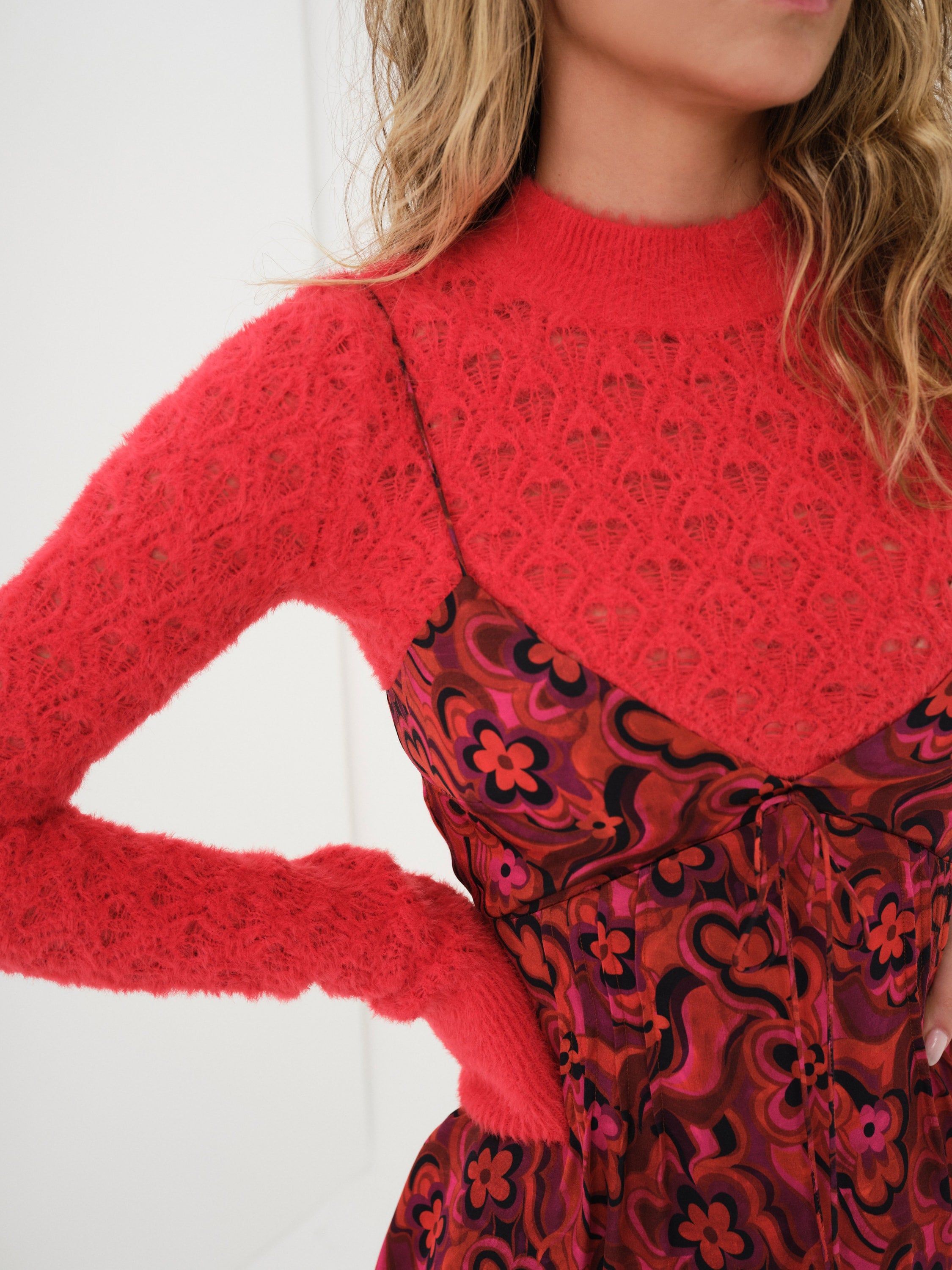 Katana Cropped Sweater sold by For Love And Lemons product image thumbnail 5