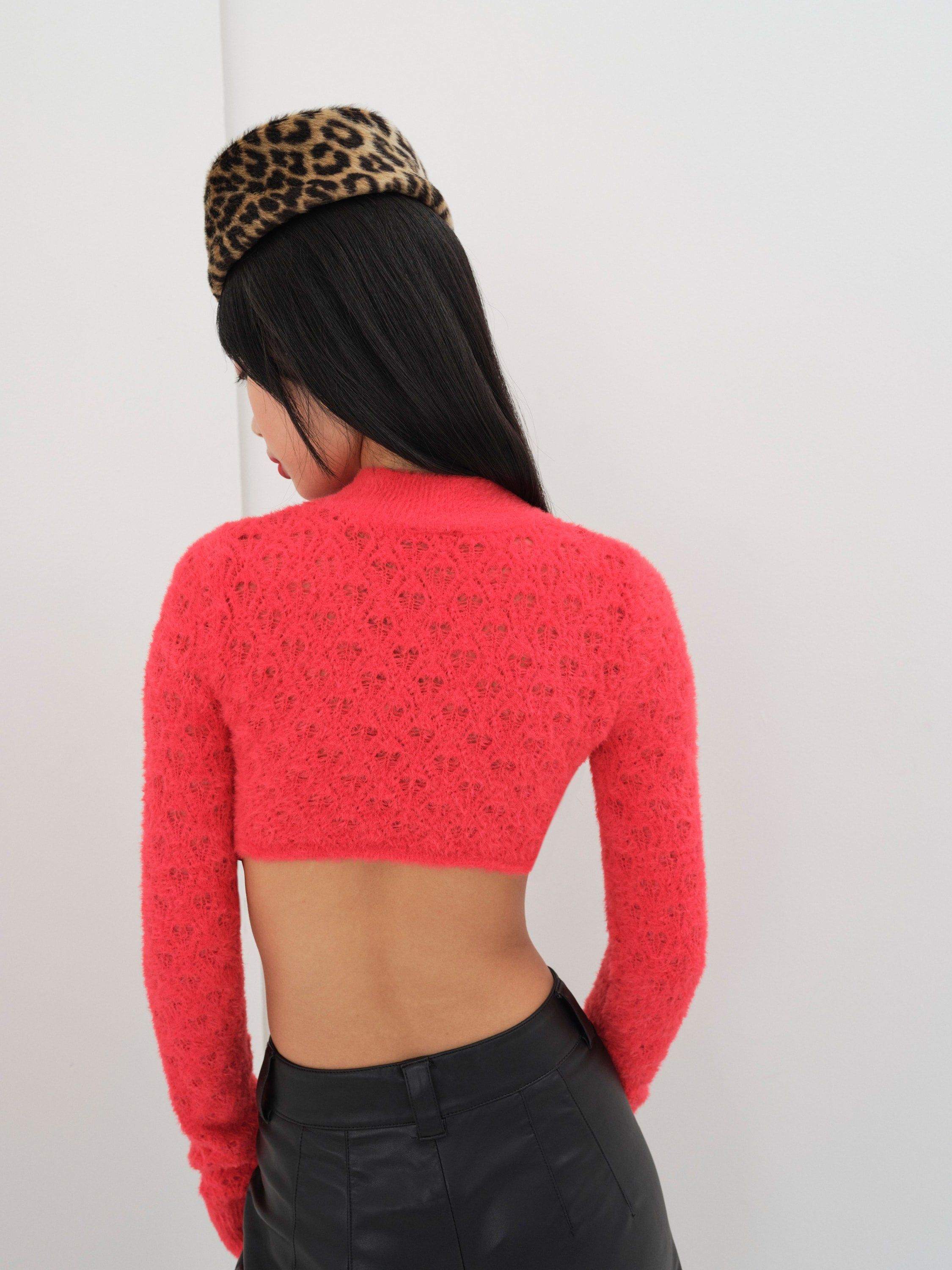 Katana Cropped Sweater sold by For Love And Lemons product image thumbnail 3
