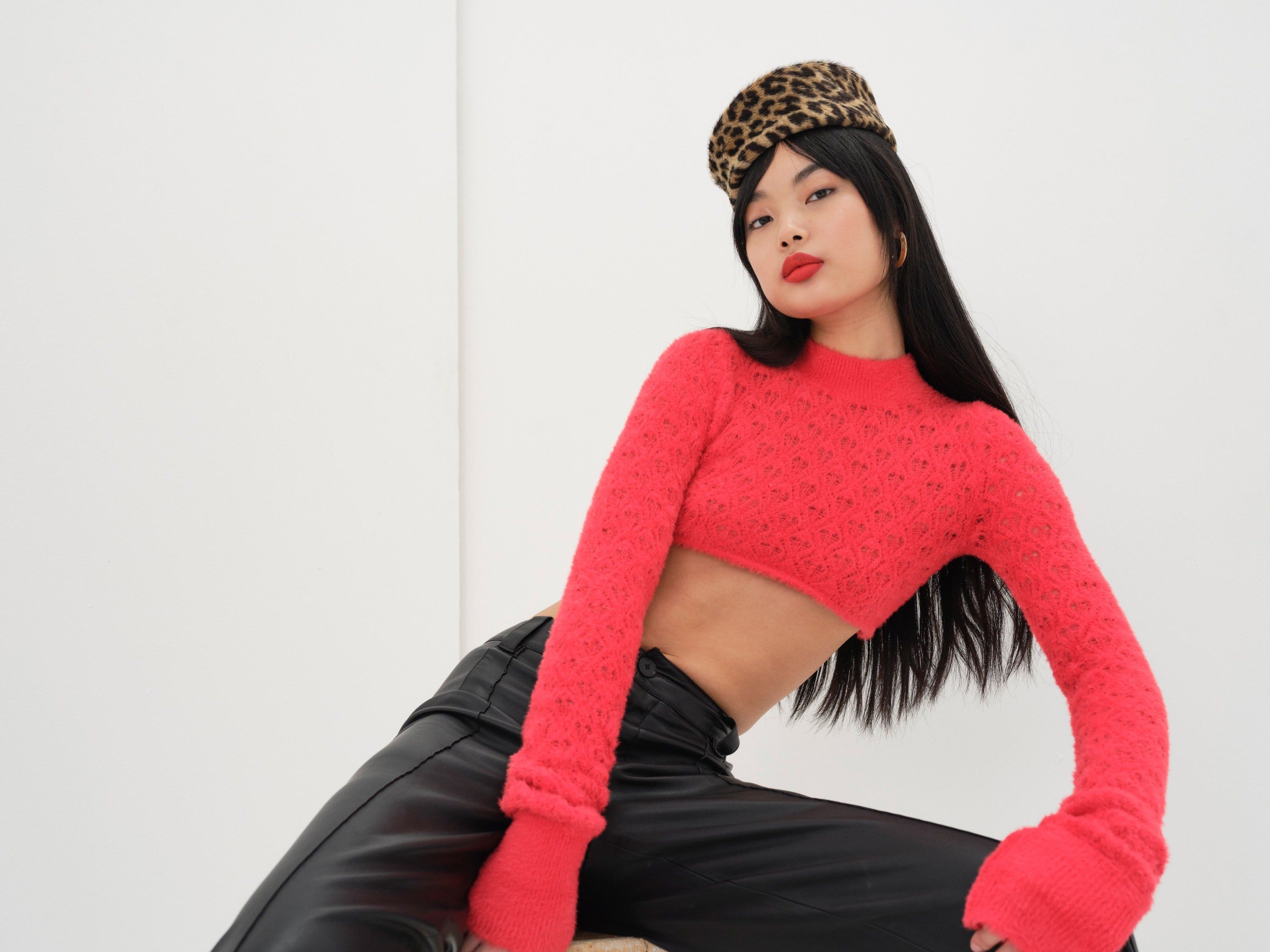 Katana Cropped Sweater sold by For Love And Lemons product image thumbnail 2