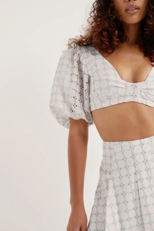 Denise Crop Top sold by For Love And Lemons