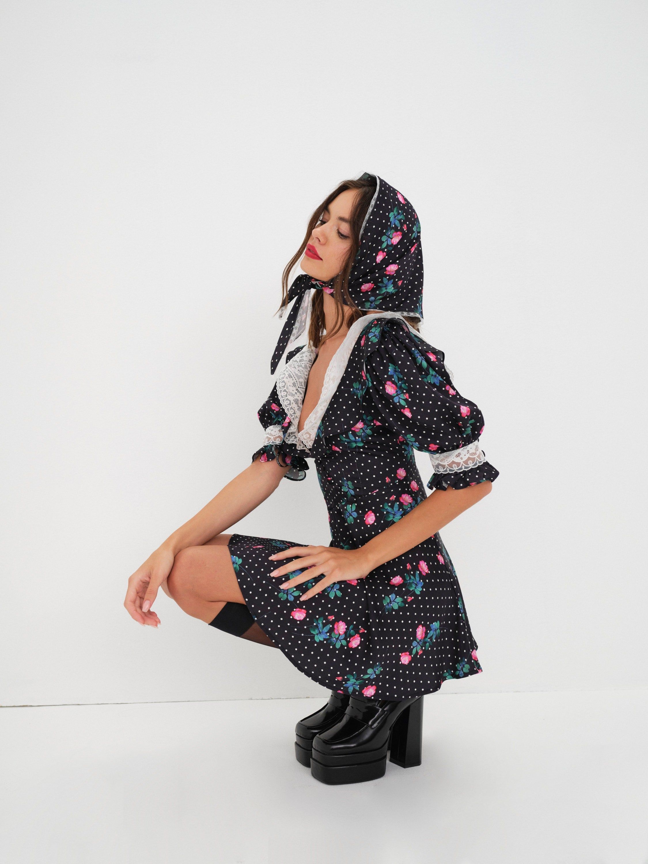 Raisa Mini Dress sold by For Love And Lemons product image thumbnail 3