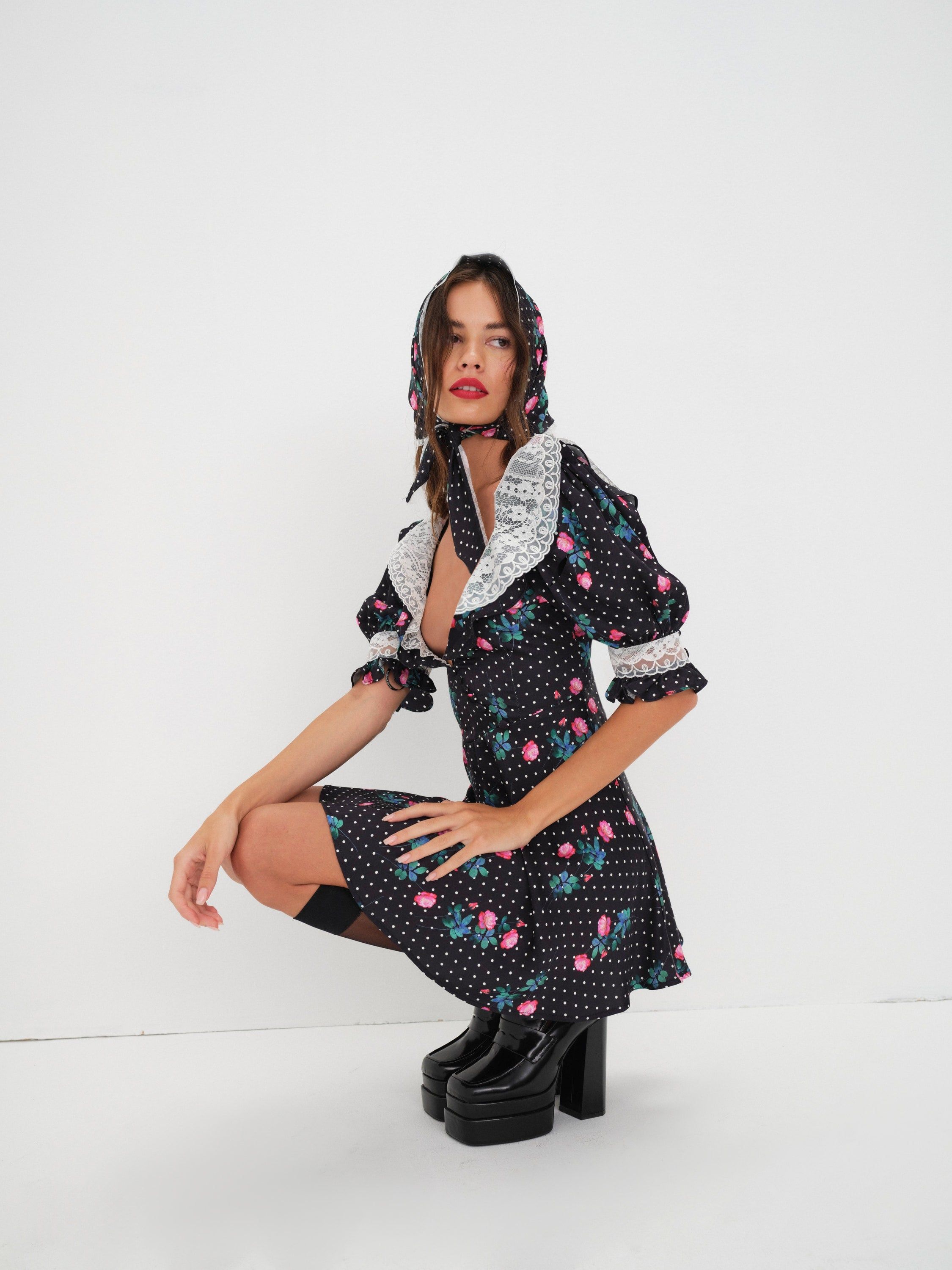 Raisa Mini Dress sold by For Love And Lemons product image thumbnail 5