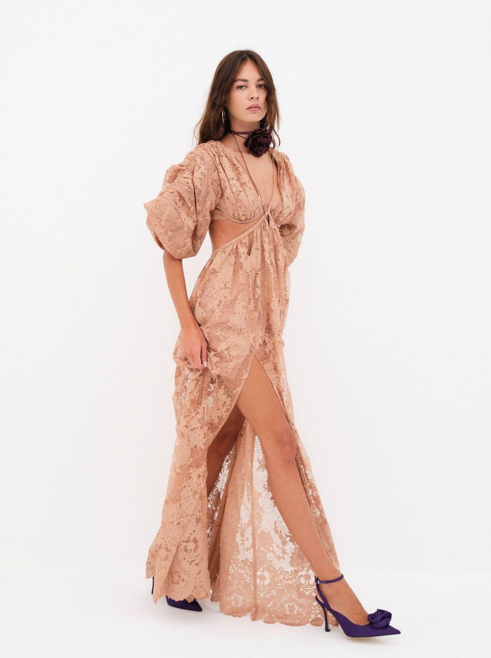 Louisa Maxi Dress sold by For Love And Lemons product image thumbnail 3