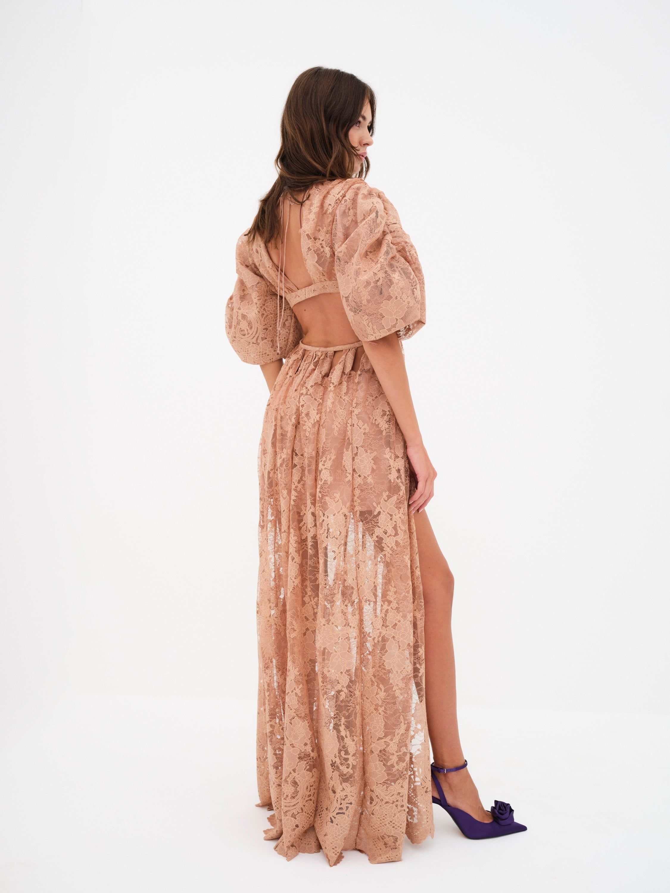 Louisa Maxi Dress sold by For Love And Lemons product image thumbnail 4