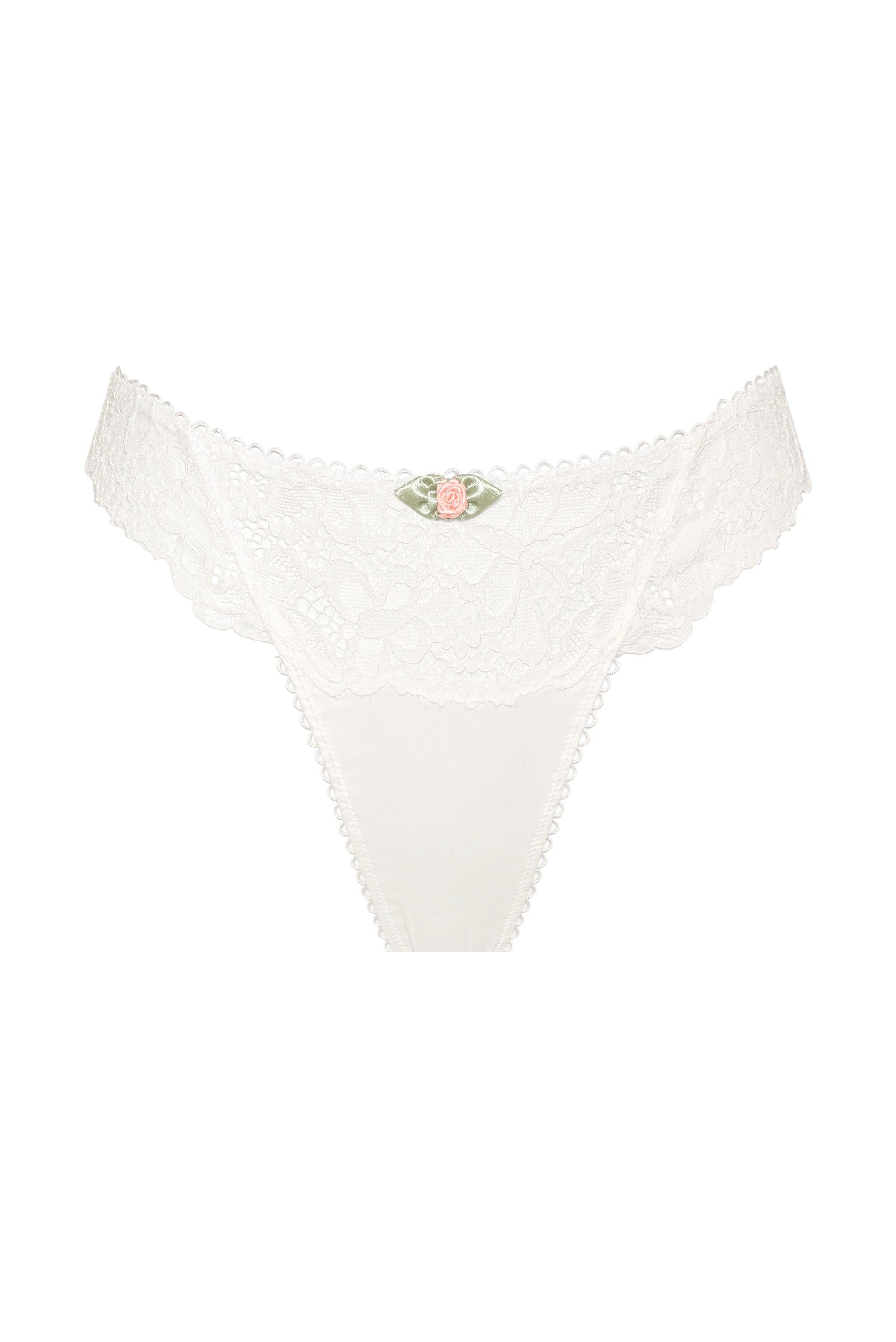 Butterfly Lace Thong Panty sold by For Love And Lemons