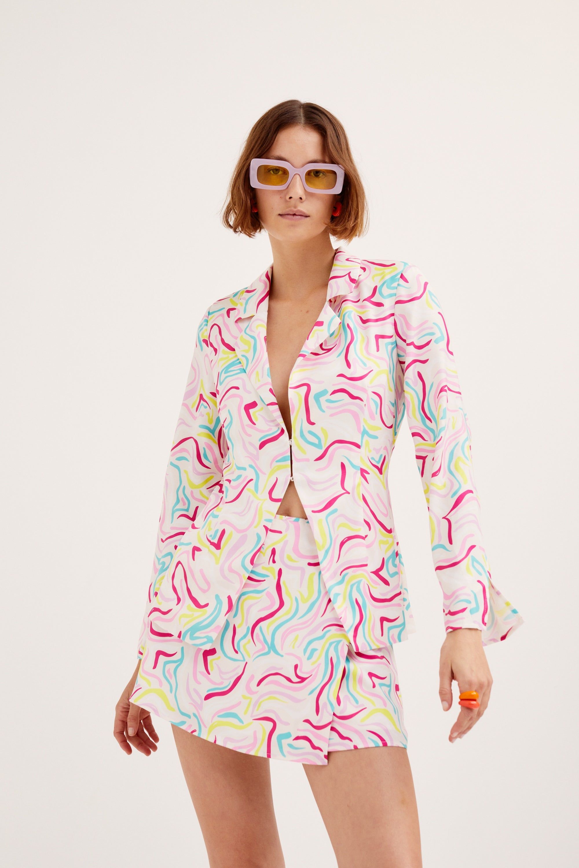 Noah Mini Skirt sold by For Love And Lemons product image thumbnail 3