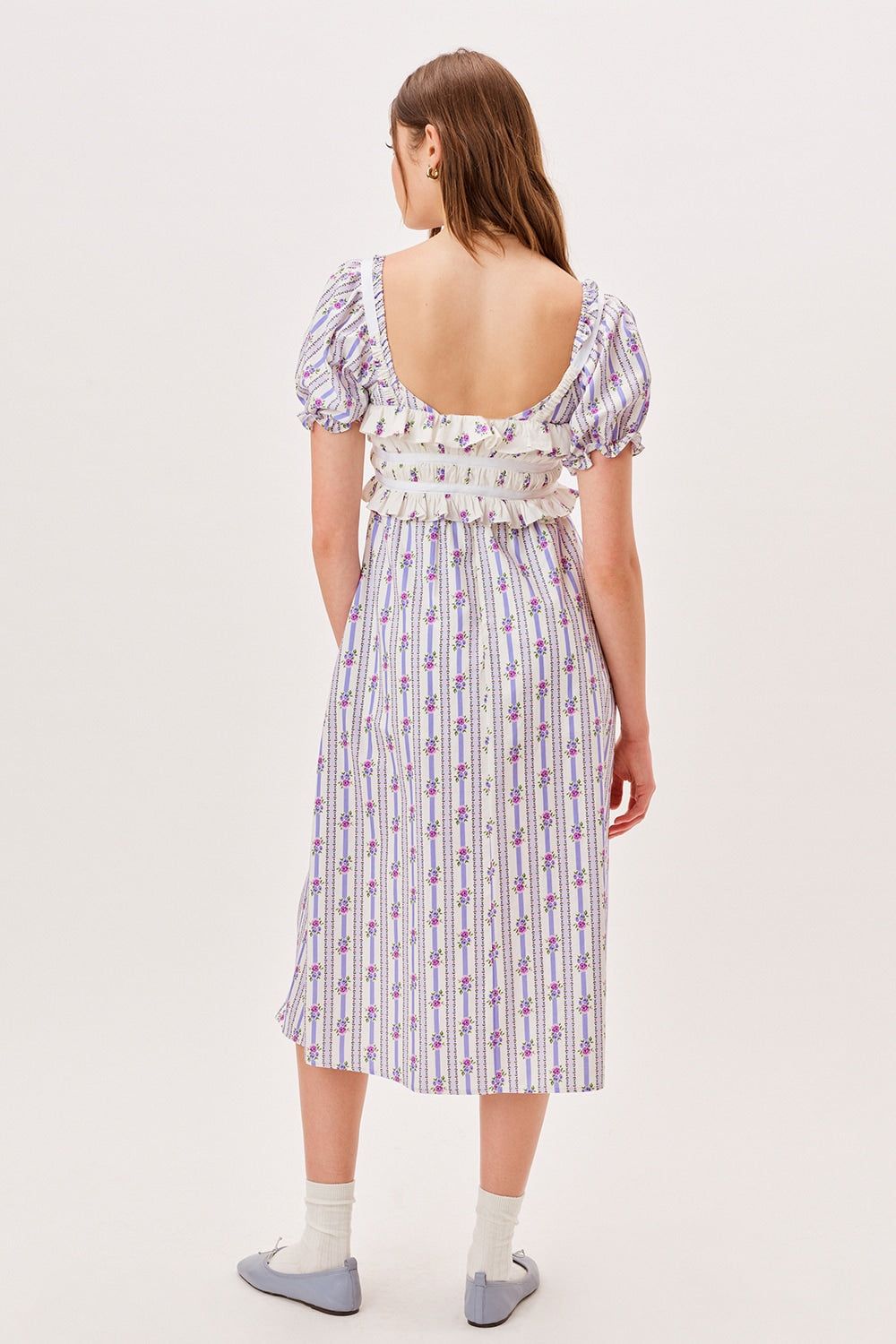 Dahlia Midi Dress sold by For Love And Lemons product image thumbnail 3