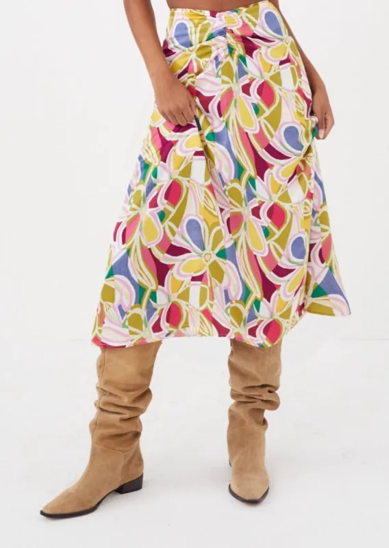 Thora Midi Skirt sold by For Love And Lemons