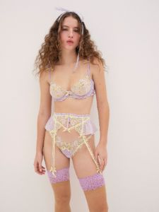 Heart Wreath Underwire Bra sold by For Love And Lemons