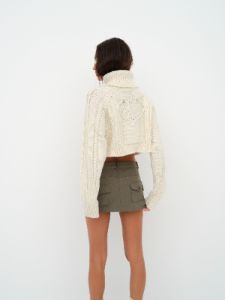 Vera Cropped Cut Out Sweater sold by For Love And Lemons