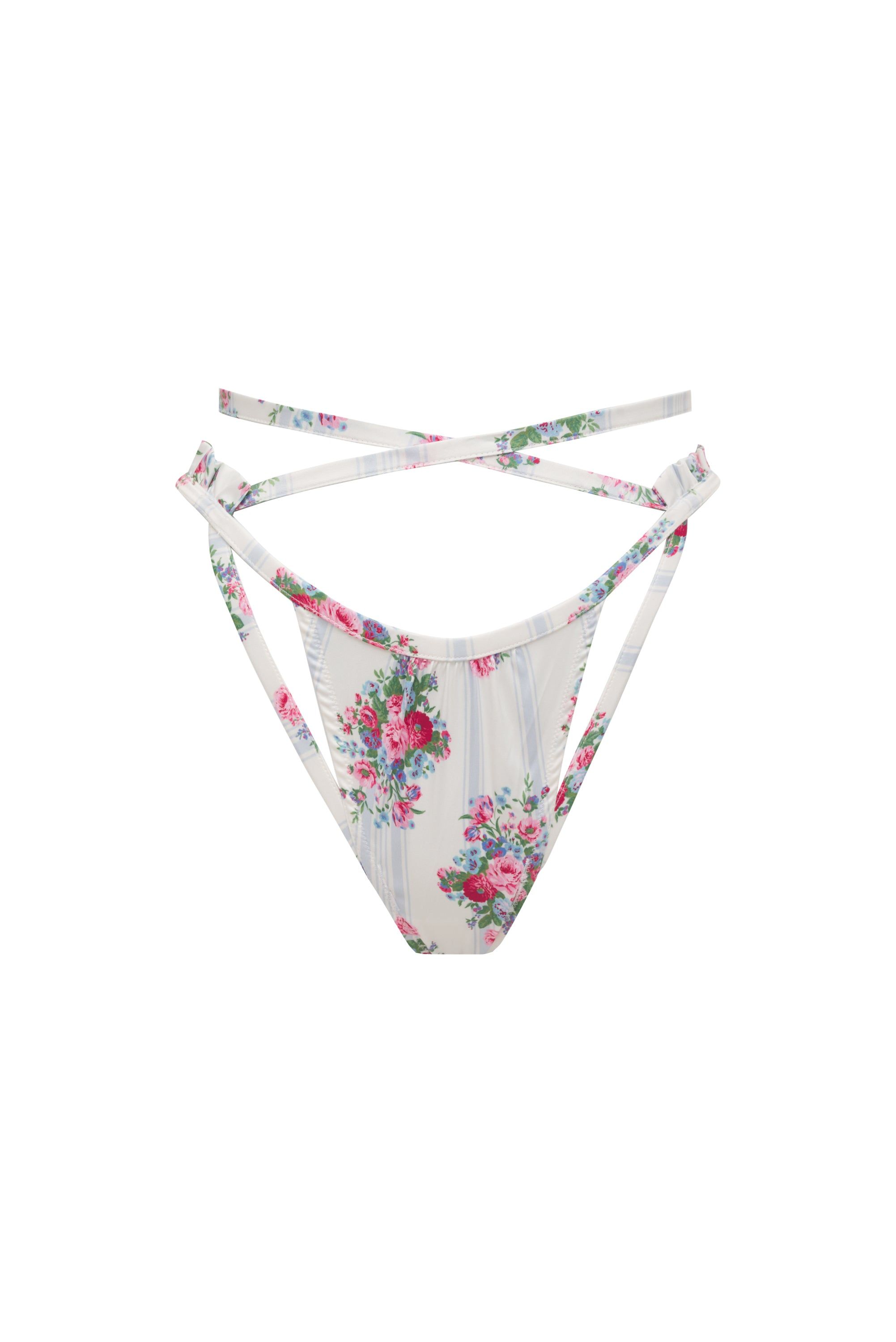 Lailah High-waist Thong Panty sold by For Love And Lemons product image thumbnail 4