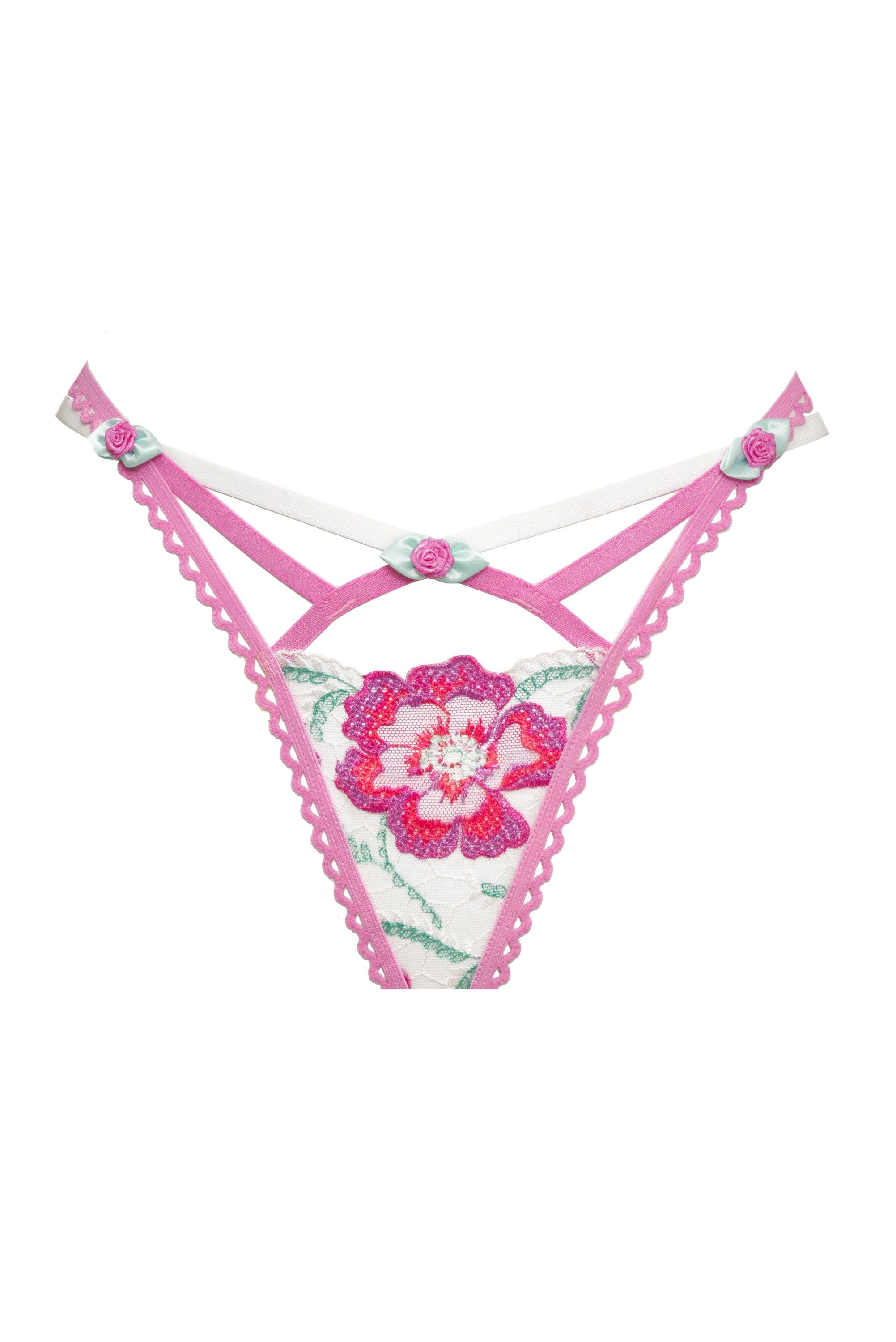 Festival Floral Panty sold by For Love And Lemons