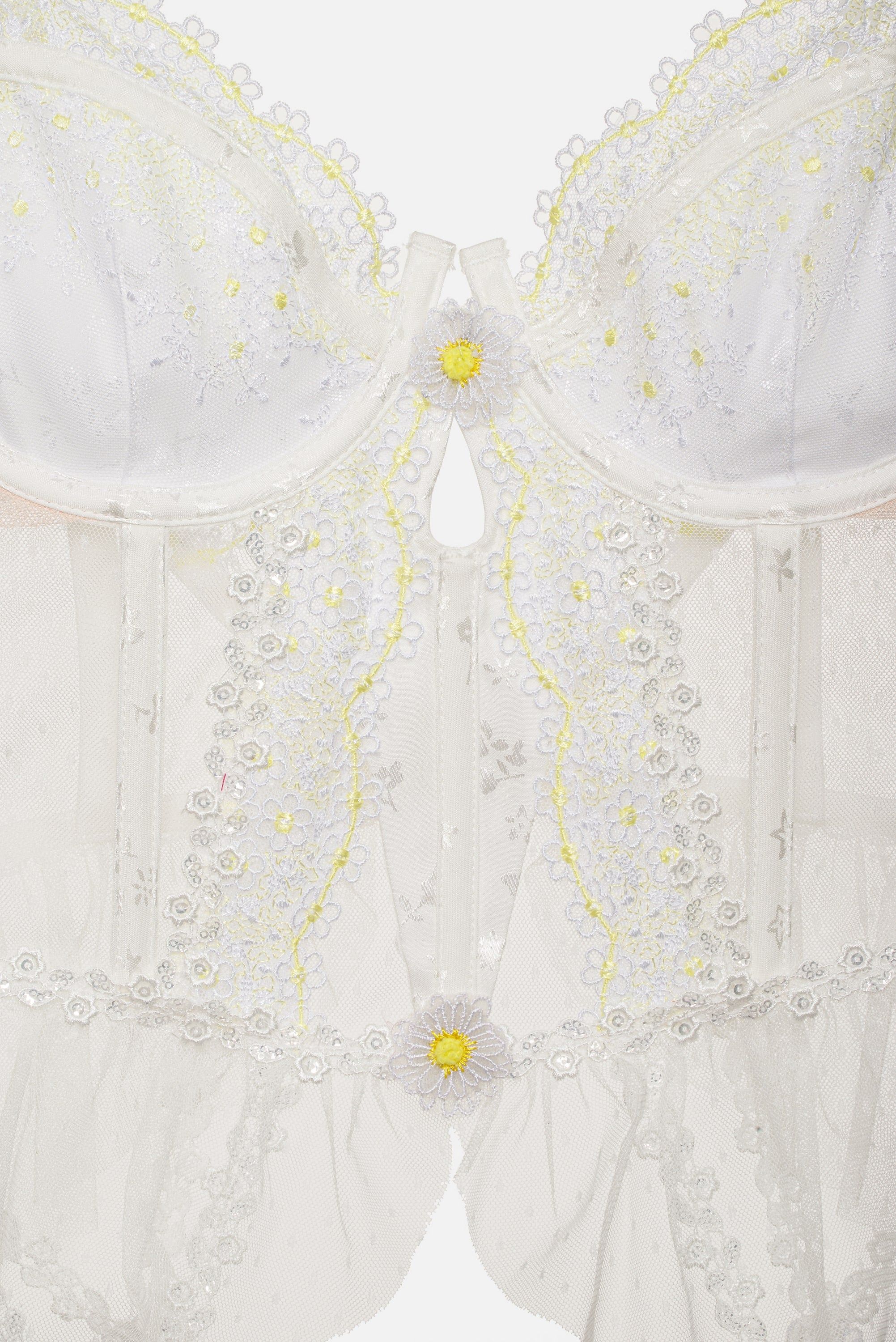 3D Daisy Bustier sold by For Love And Lemons product image thumbnail 5