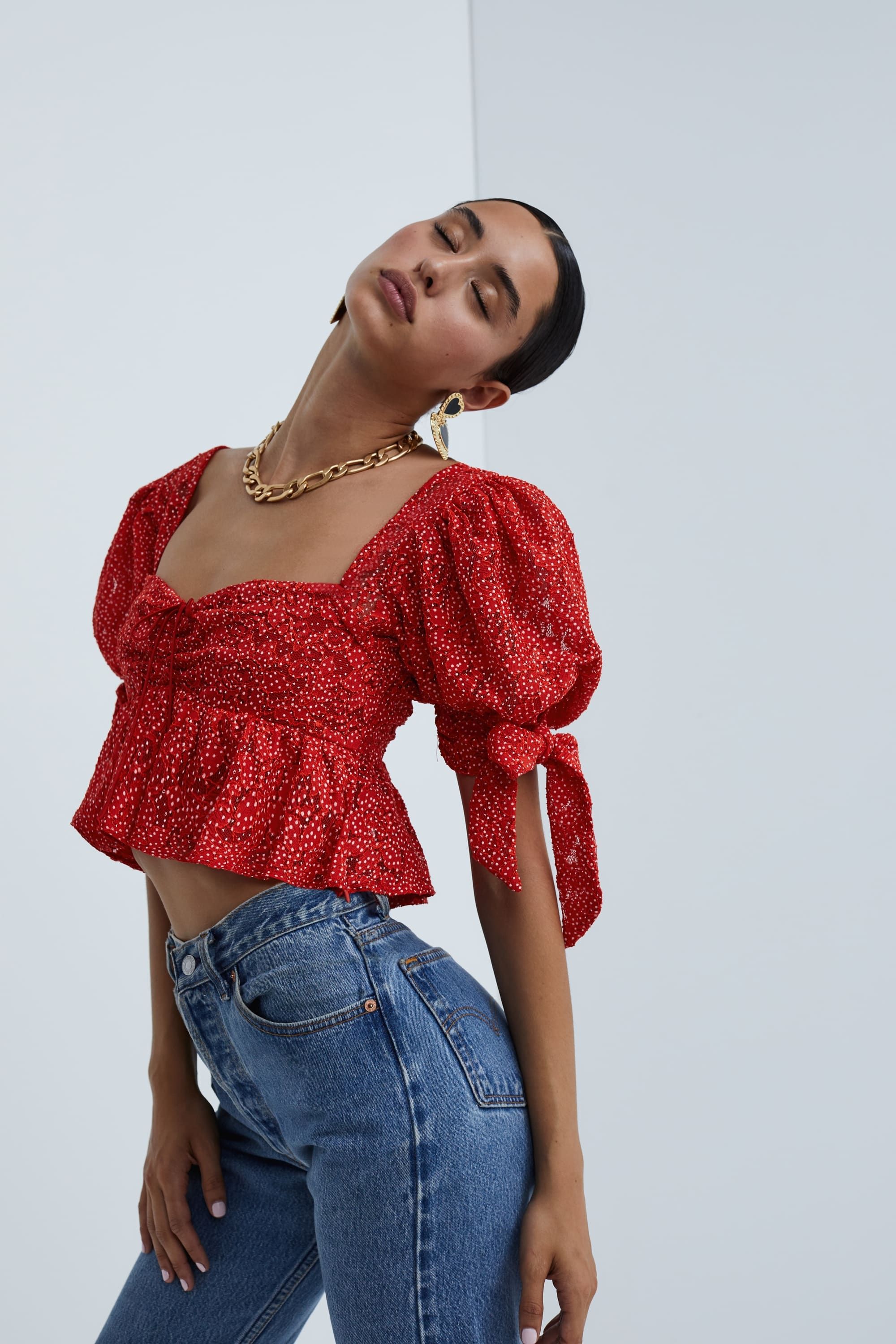 Lelia Top sold by For Love And Lemons product image thumbnail 6