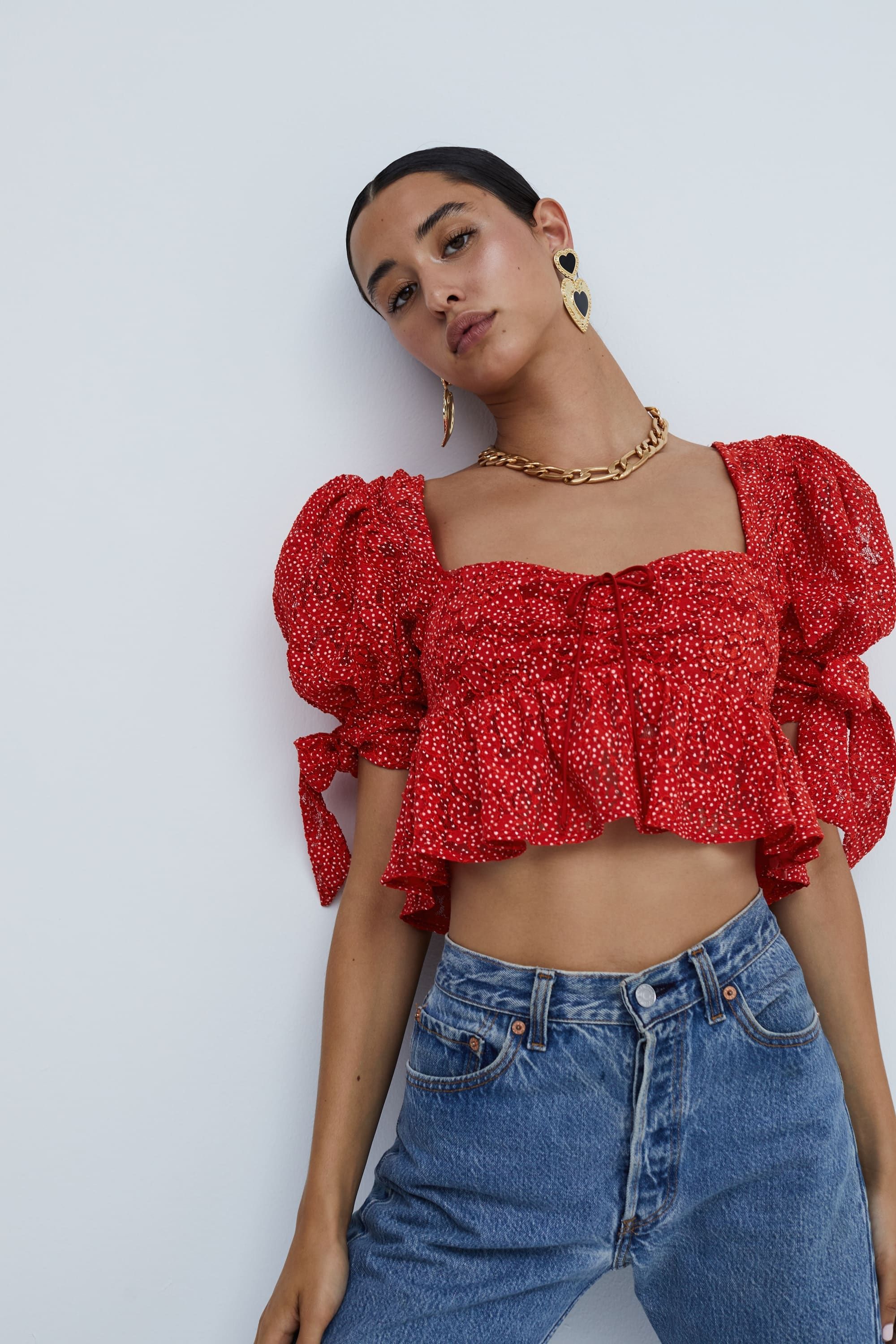 Lelia Top sold by For Love And Lemons product image thumbnail 4