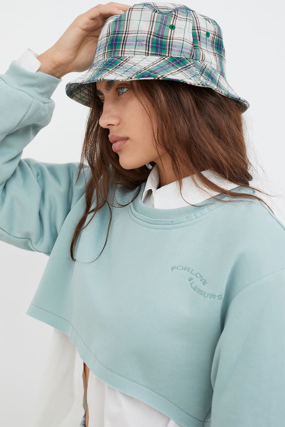 Josie Cropped Sweatshirt sold by For Love And Lemons product image thumbnail 3