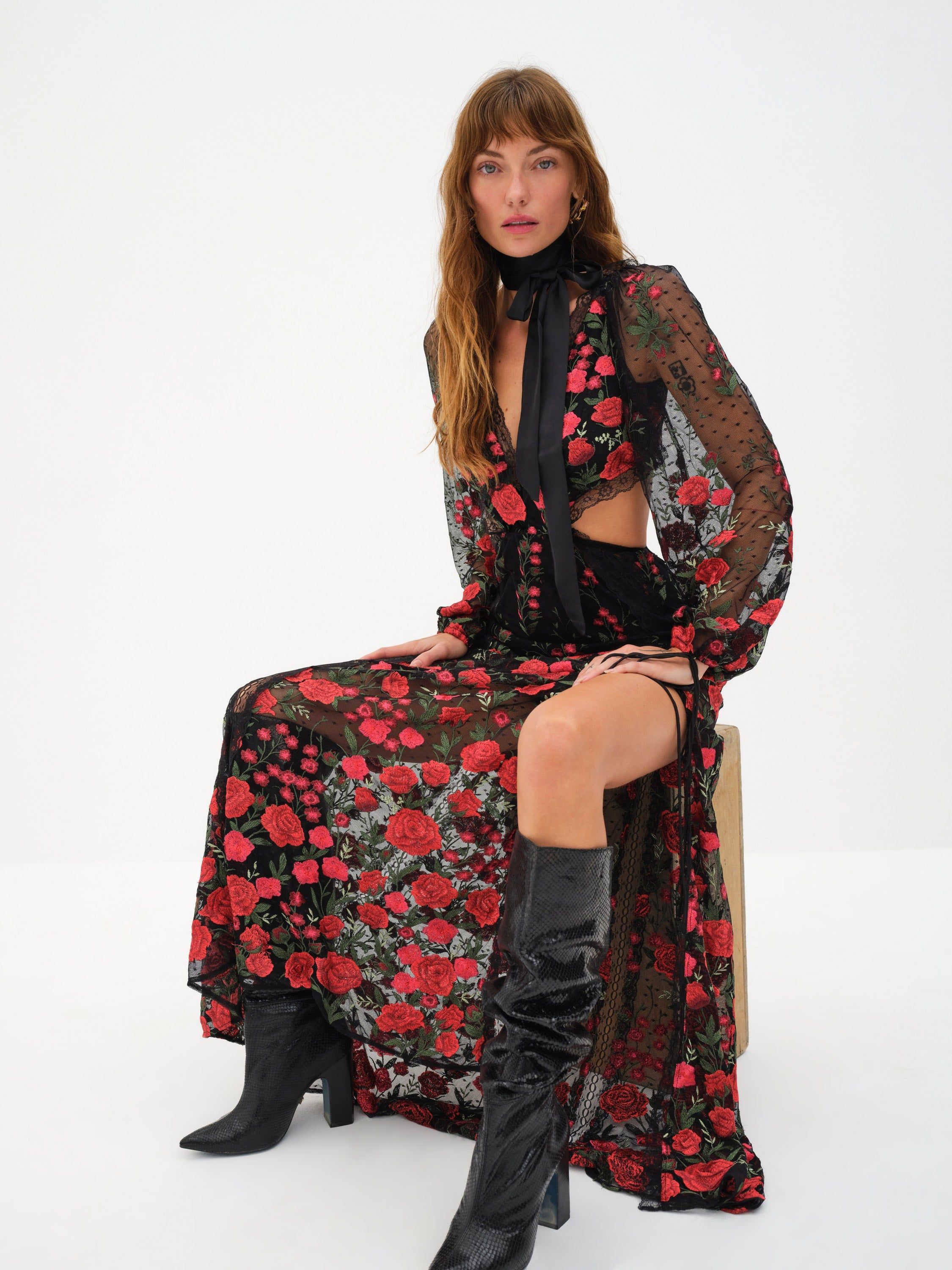 Araceli Maxi Dress sold by For Love And Lemons product image thumbnail 2