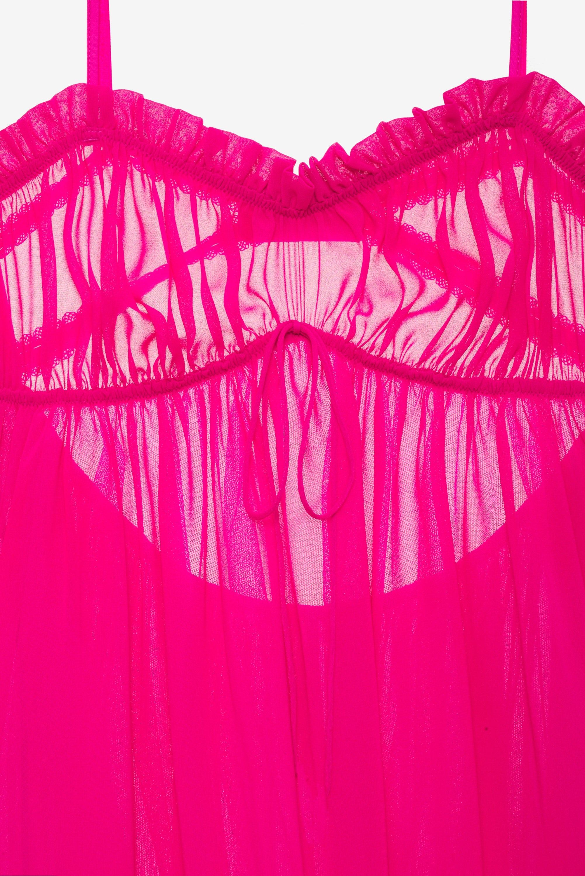 Tropical Chiffon Slip Dress sold by For Love And Lemons product image thumbnail 10