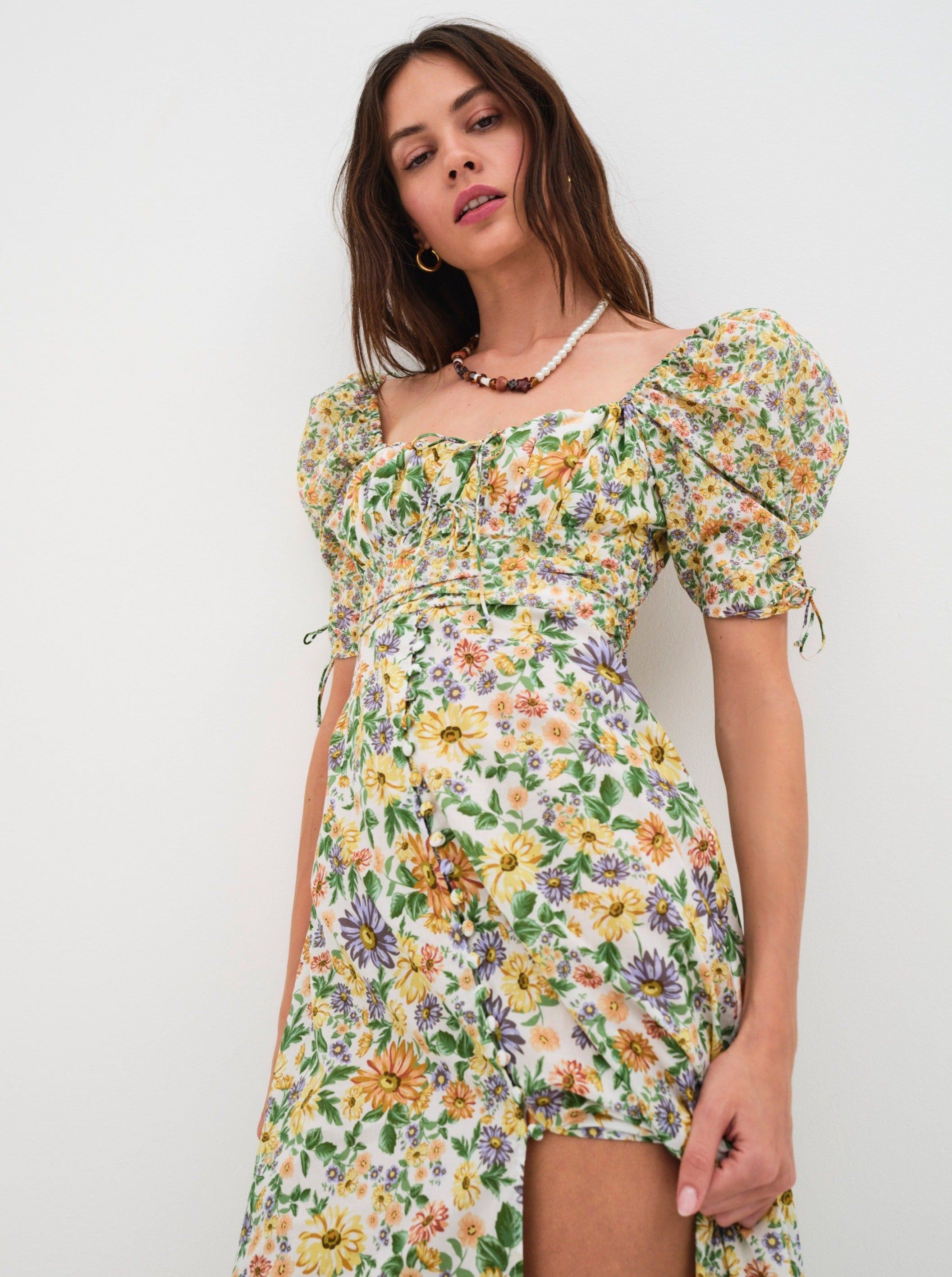 Riley Midi Dress sold by For Love And Lemons product image thumbnail 3