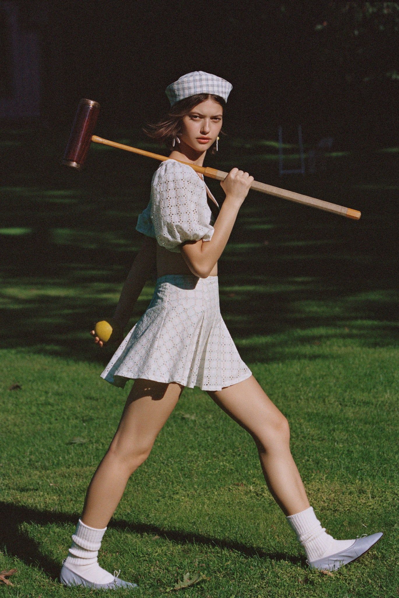 Denise Mini Skirt sold by For Love And Lemons product image thumbnail 5