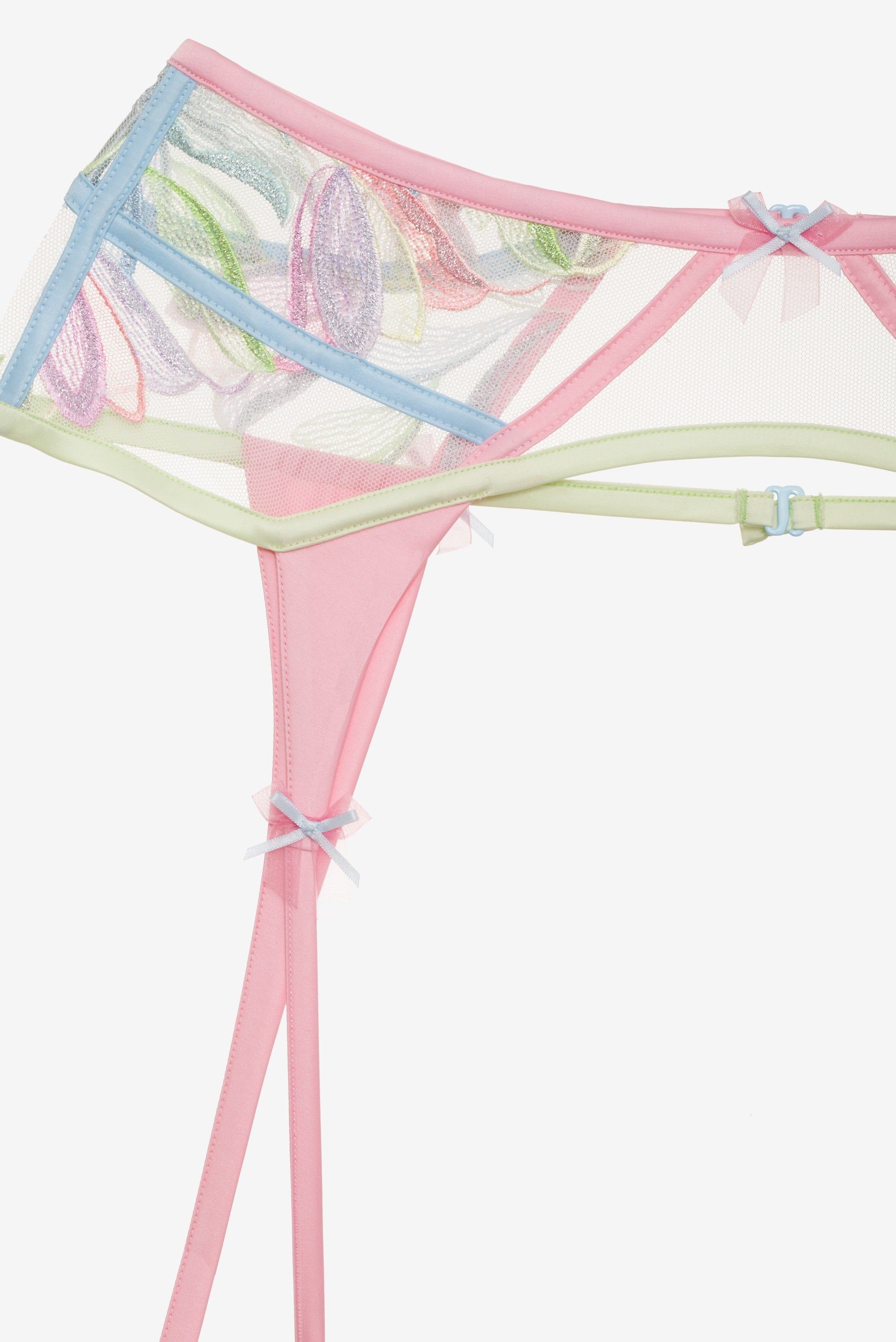 Pastel Tulips Garter sold by For Love And Lemons product image thumbnail 4