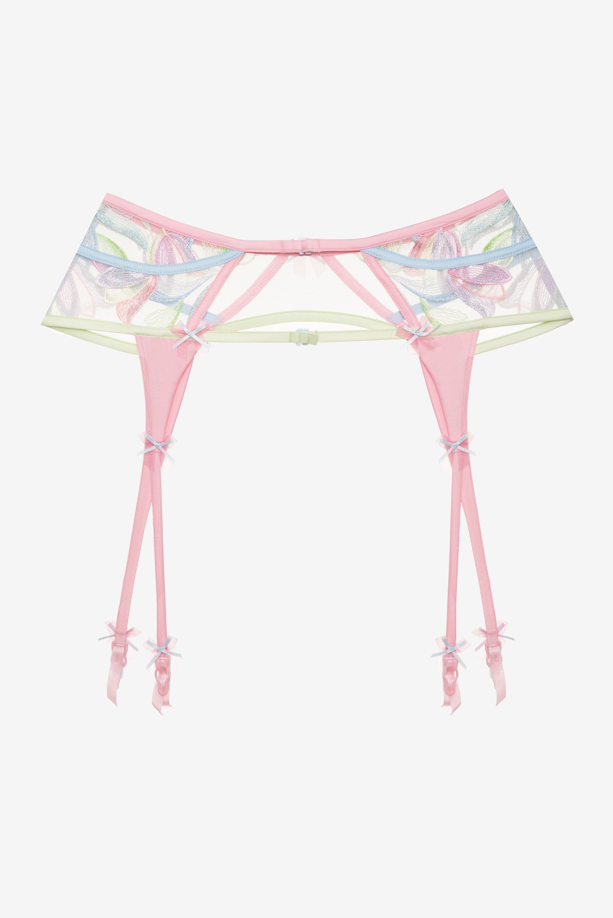 Pastel Tulips Garter sold by For Love And Lemons product image thumbnail 5