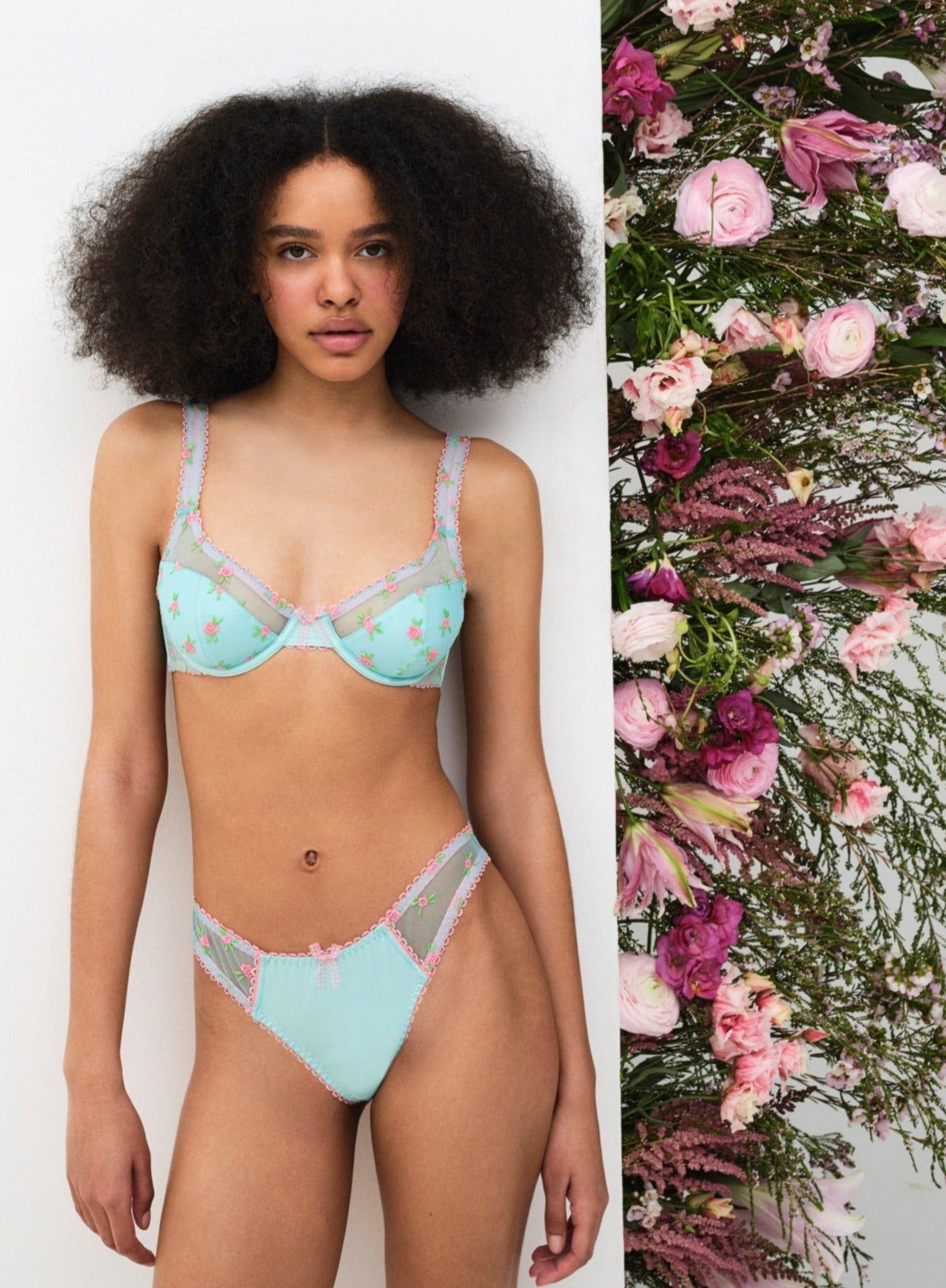 Garden Party High-Waist Panty sold by For Love And Lemons product image thumbnail 3