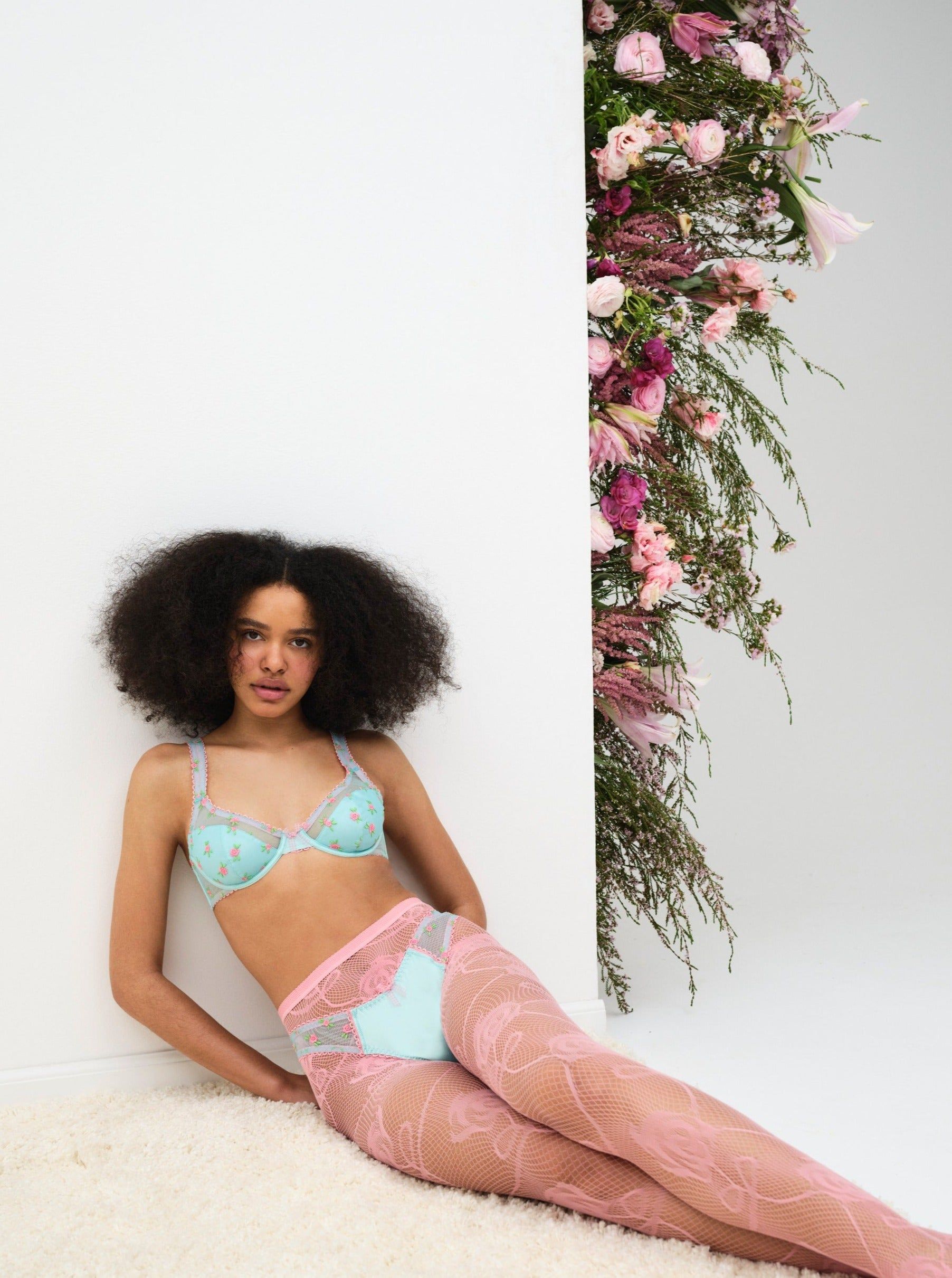 Garden Party High-Waist Panty sold by For Love And Lemons product image thumbnail 4
