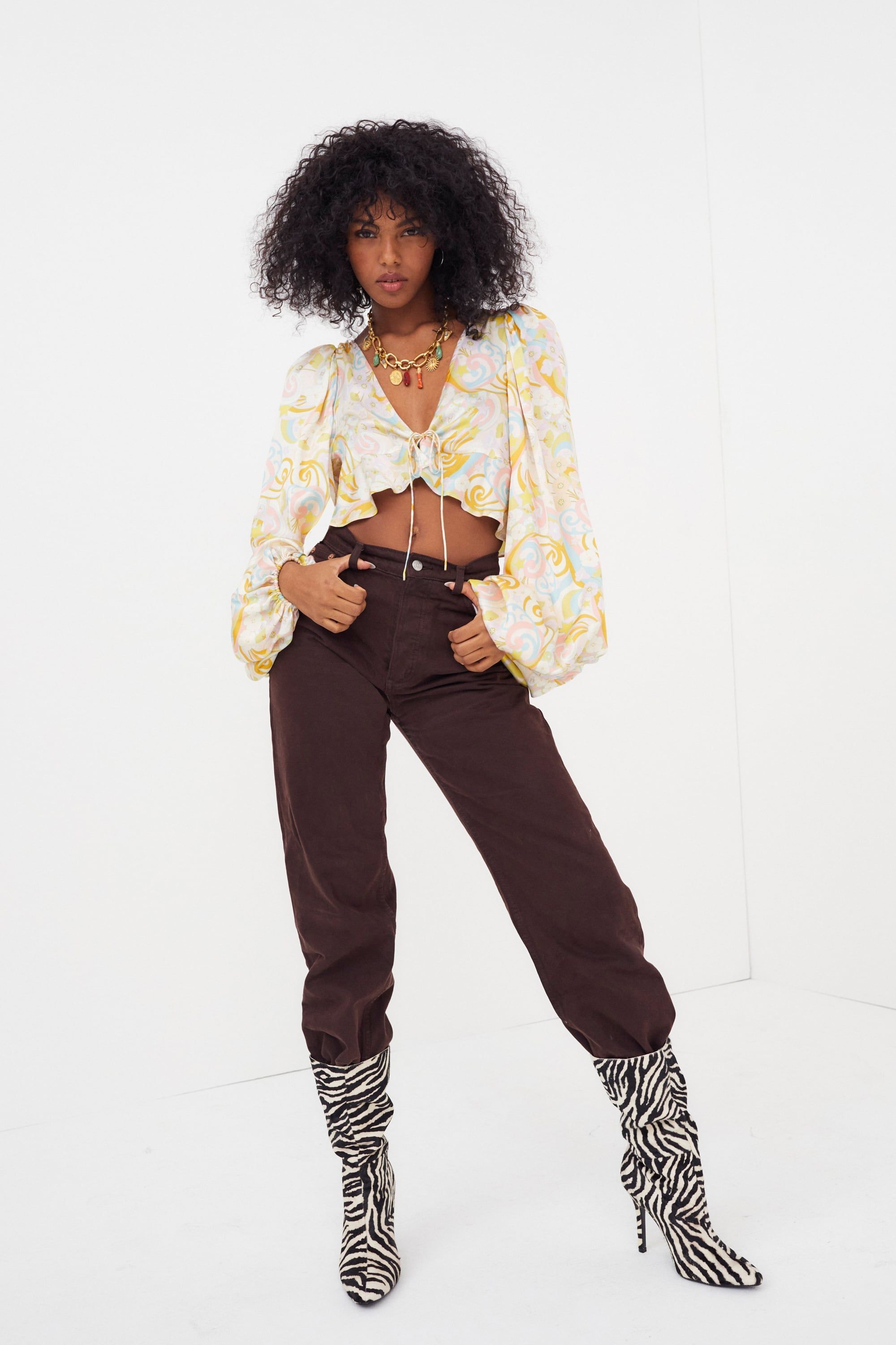 Marcia Crop Top sold by For Love And Lemons product image thumbnail 2