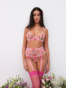 Needle Point Roses Garter sold by For Love And Lemons