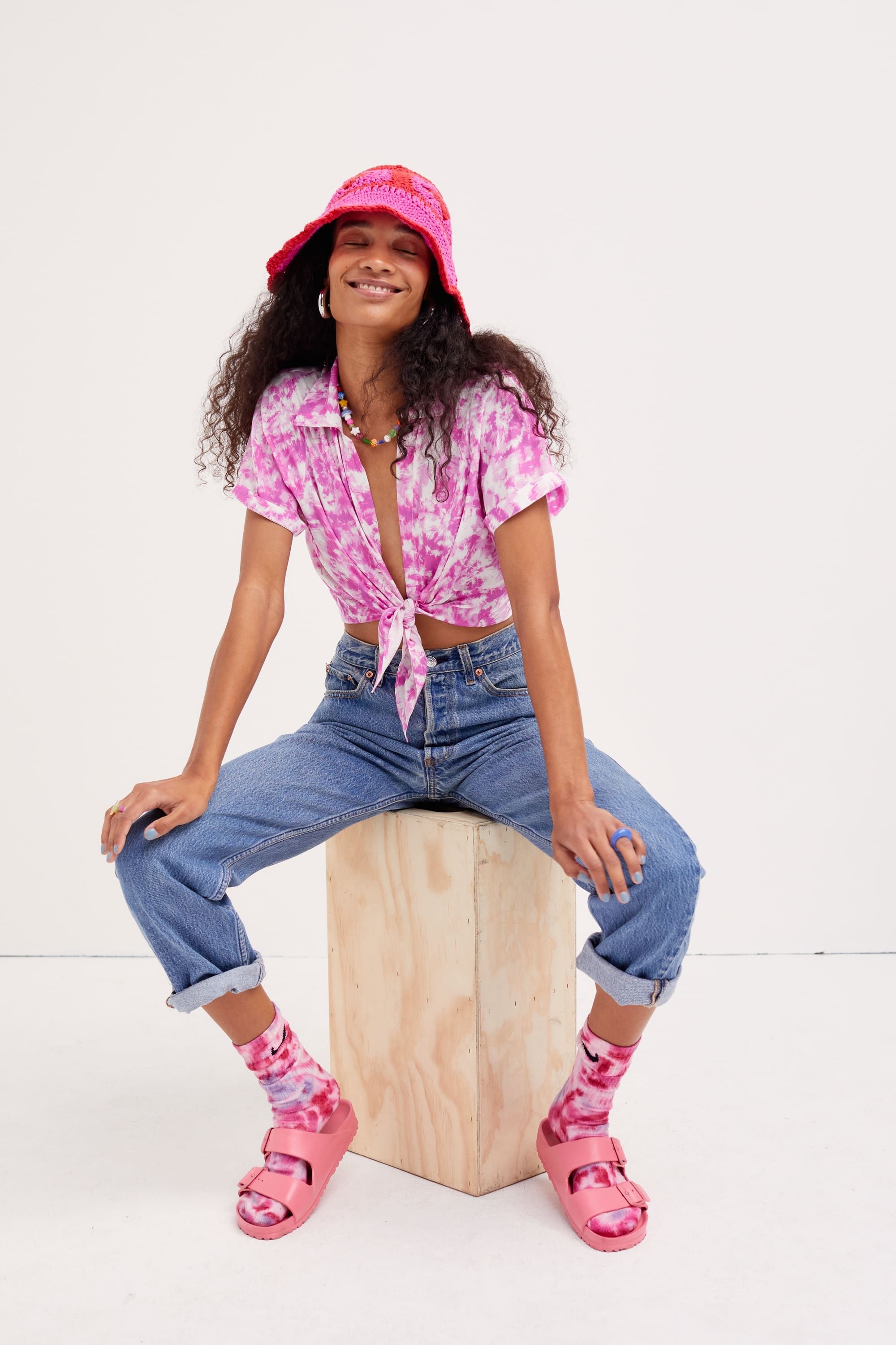 Devon Crop Top sold by For Love And Lemons product image thumbnail 3