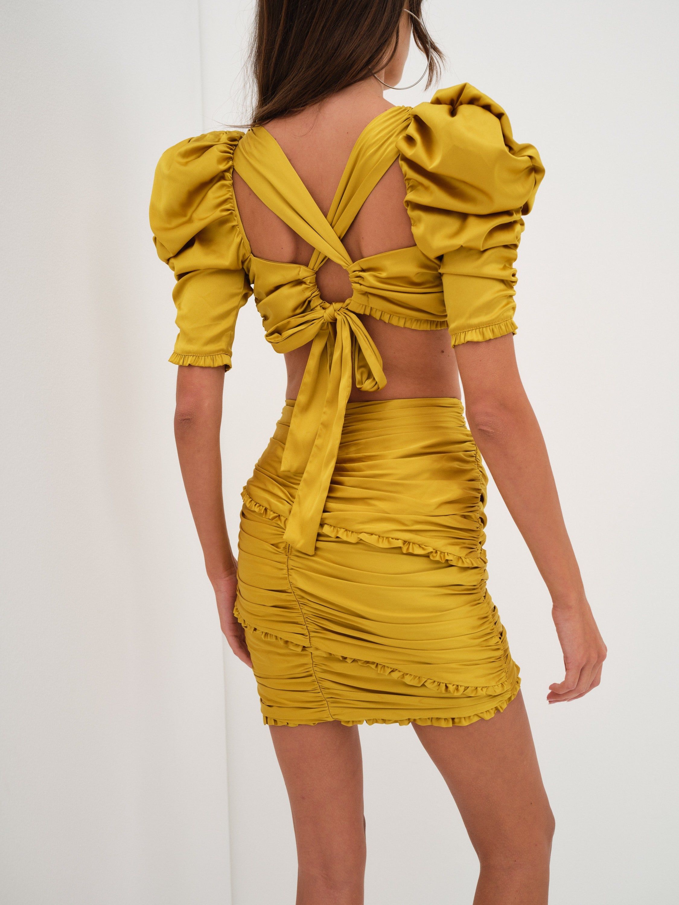 Alia Mini Skirt sold by For Love And Lemons product image thumbnail 3