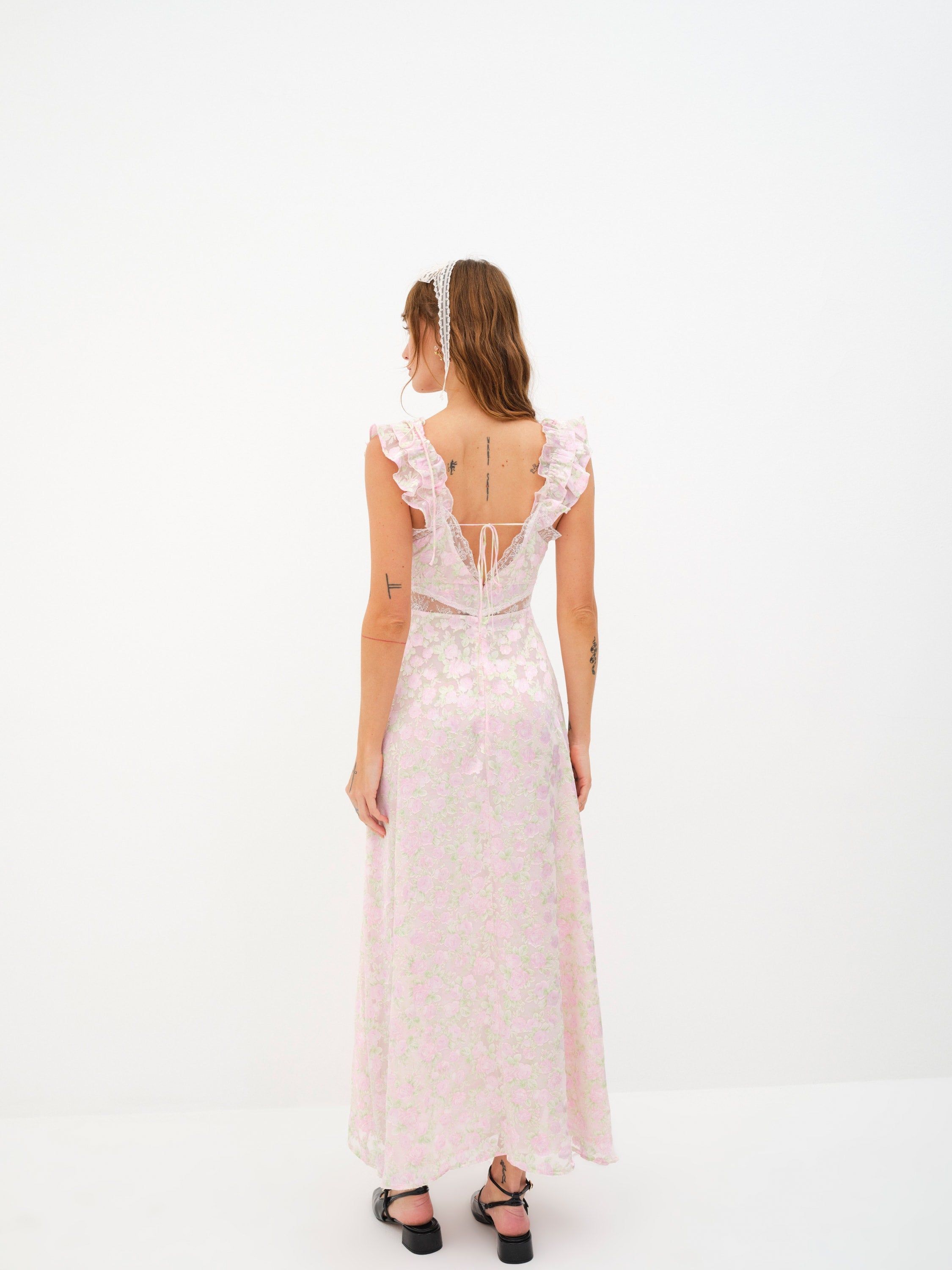 Estelle Maxi Dress sold by For Love And Lemons product image thumbnail 4