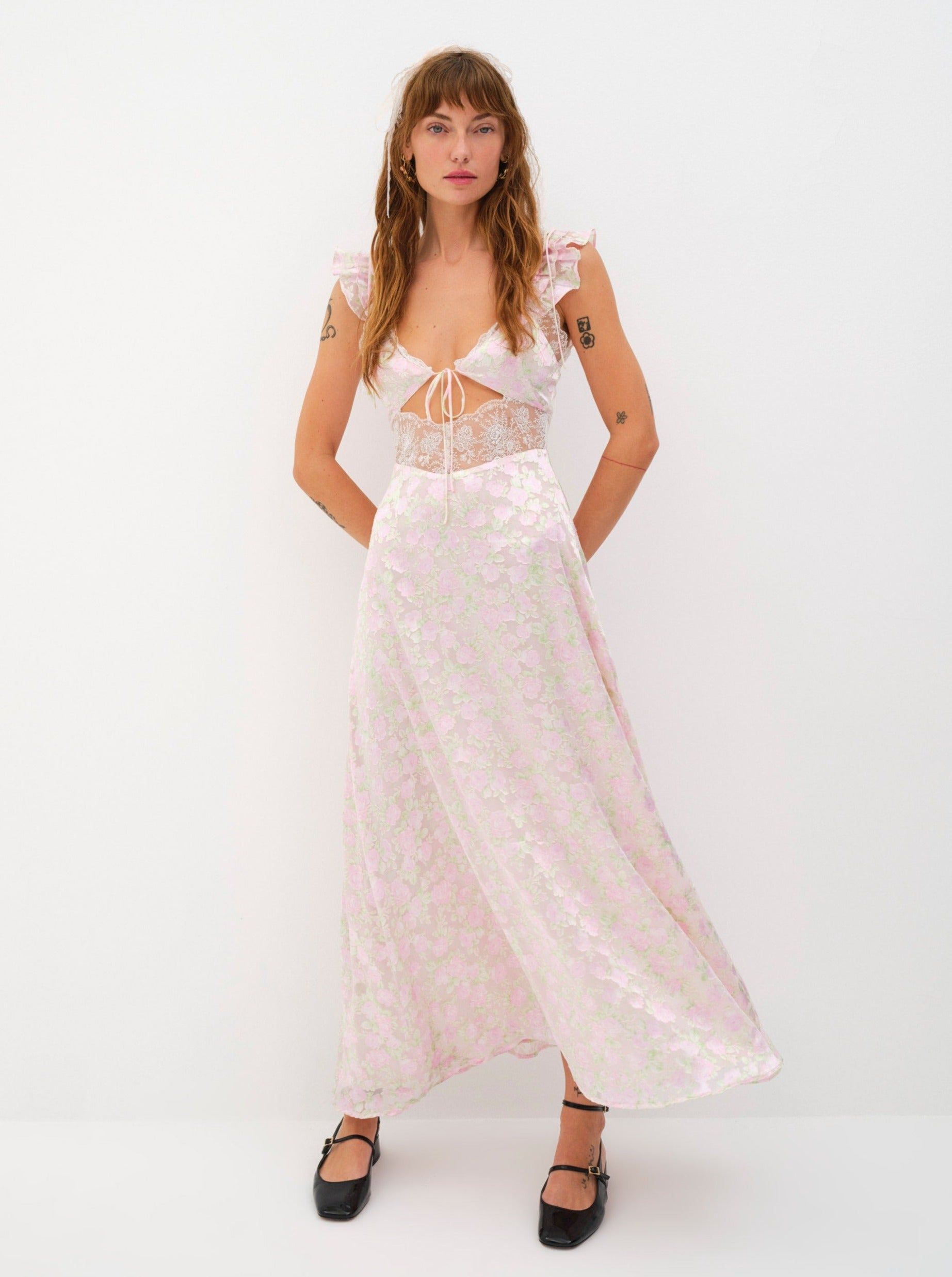Estelle Maxi Dress sold by For Love And Lemons product image thumbnail 3