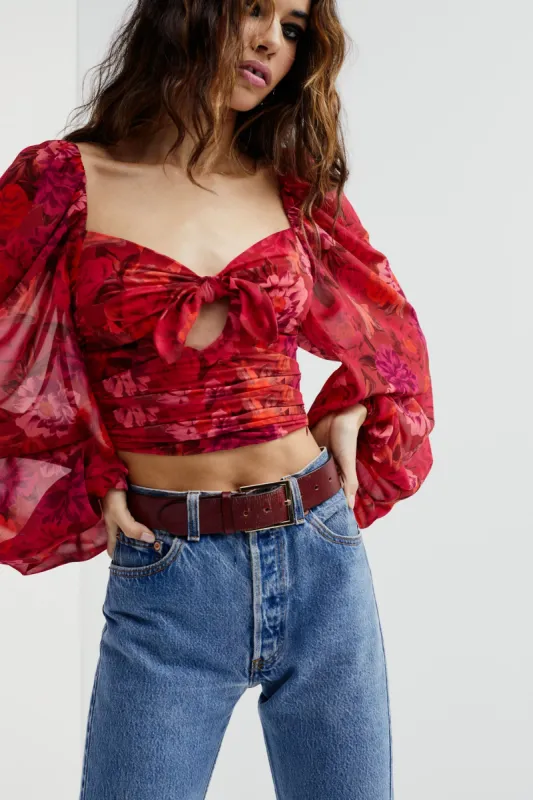 Trisha Crop Top sold by For Love And Lemons