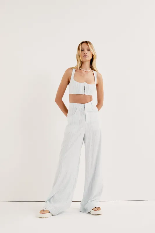 Skyler Wide Leg Pant sold by For Love And Lemons