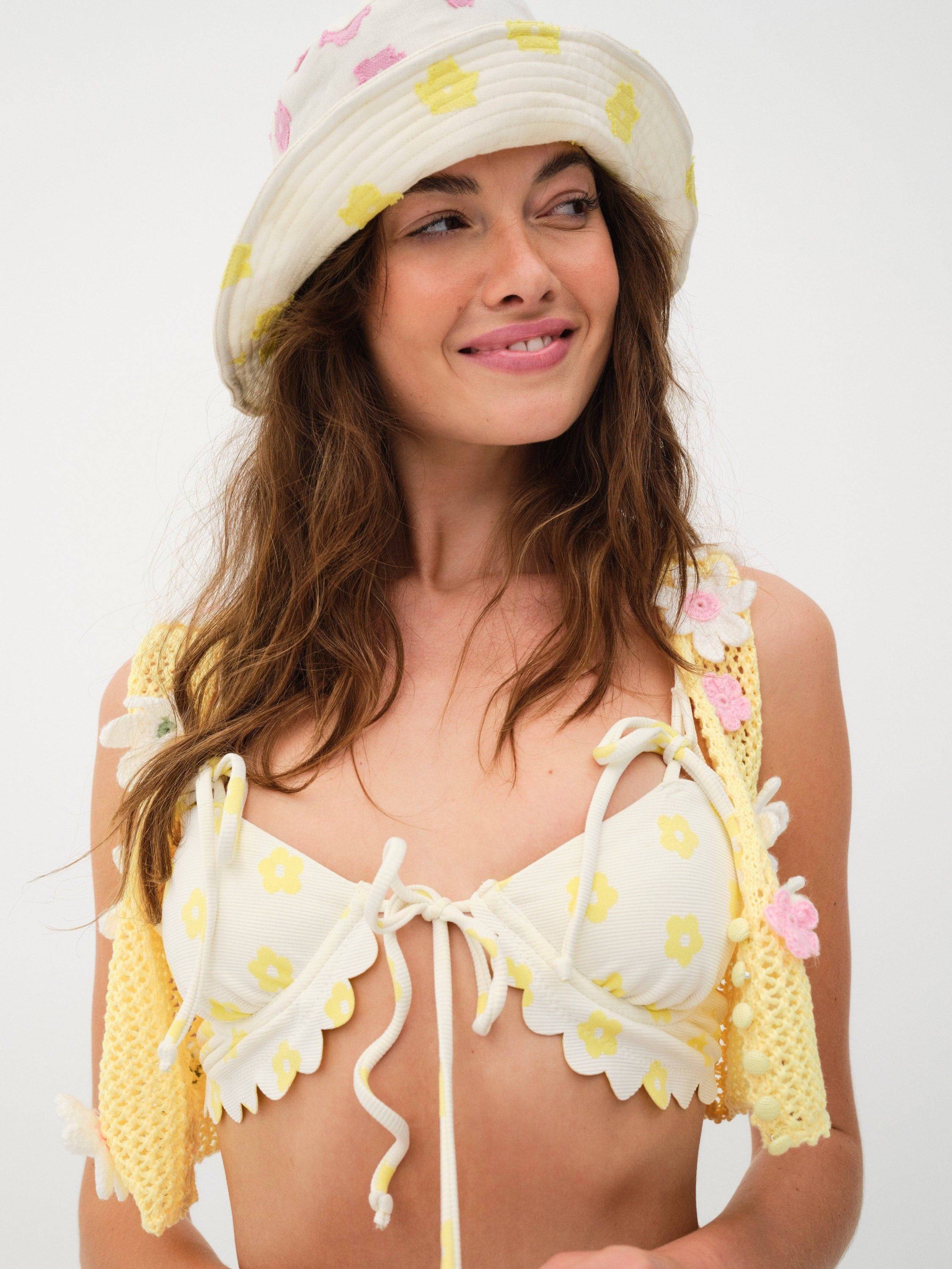 Dana Swim Top sold by For Love And Lemons