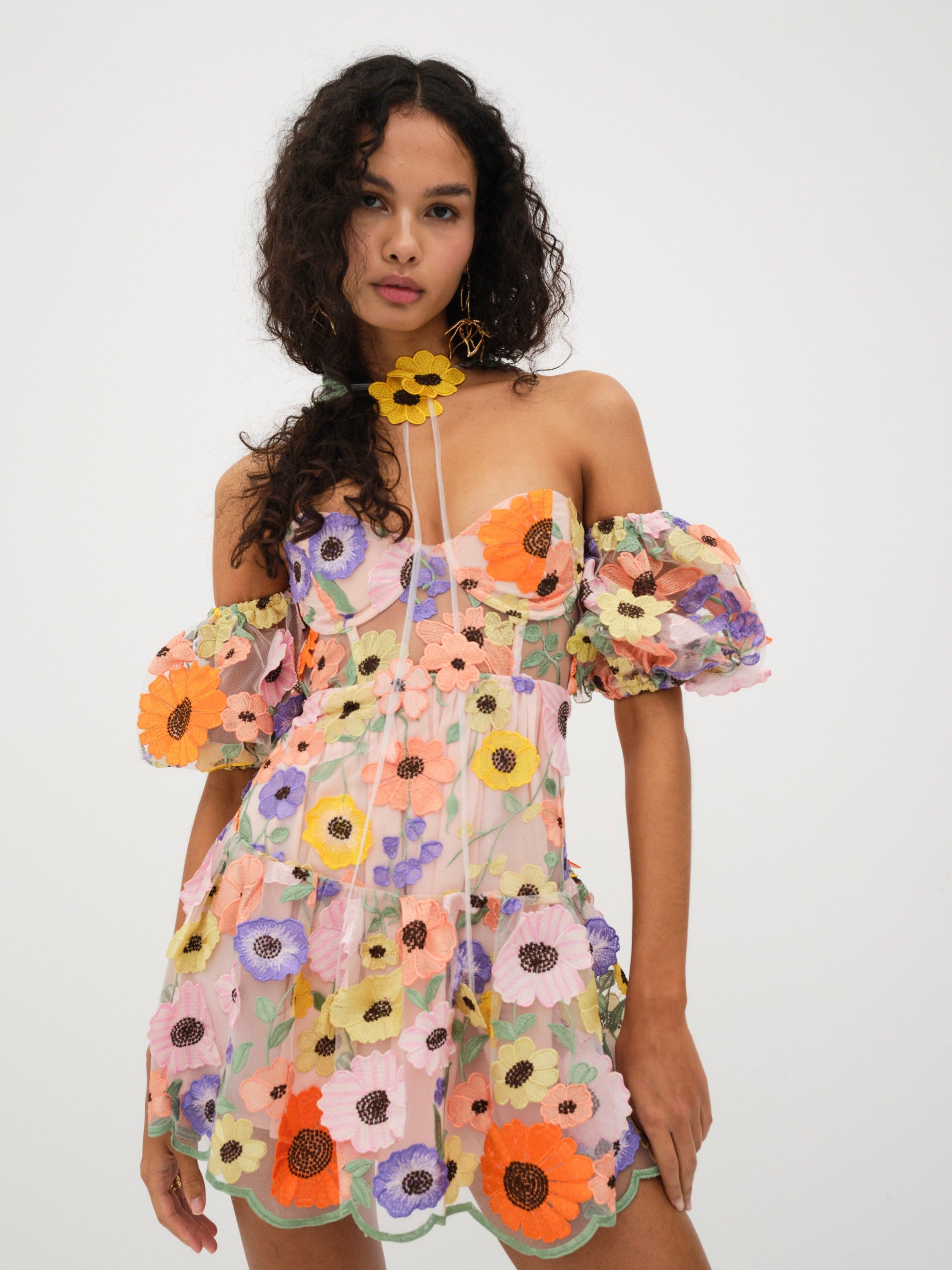 Prato Mini Dress sold by For Love And Lemons product image thumbnail 3