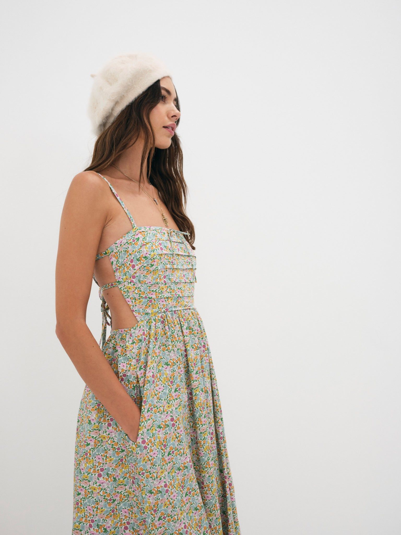Raleigh Midi Dress sold by For Love And Lemons product image thumbnail 3