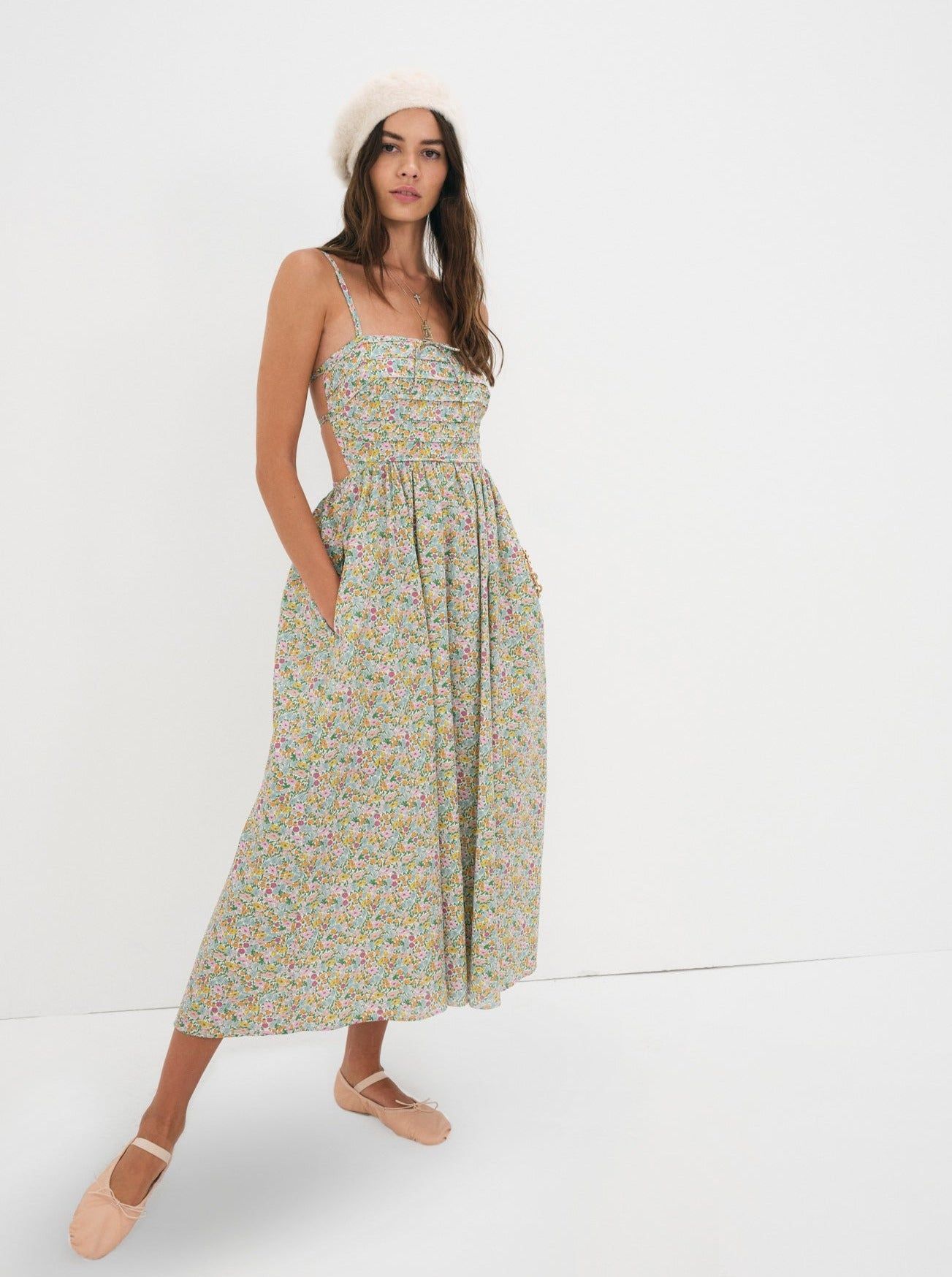 Raleigh Midi Dress sold by For Love And Lemons