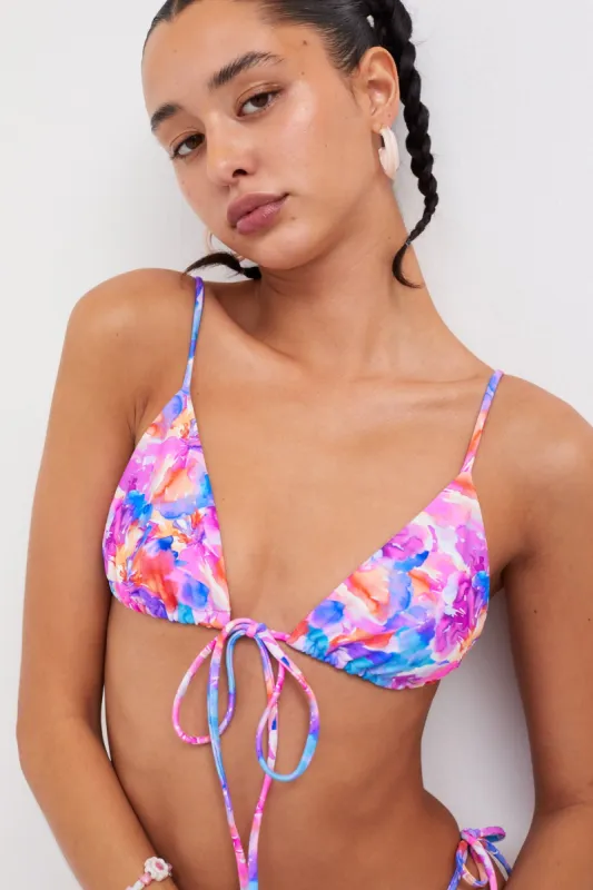 Natasha Triangle Bikini Top sold by For Love And Lemons