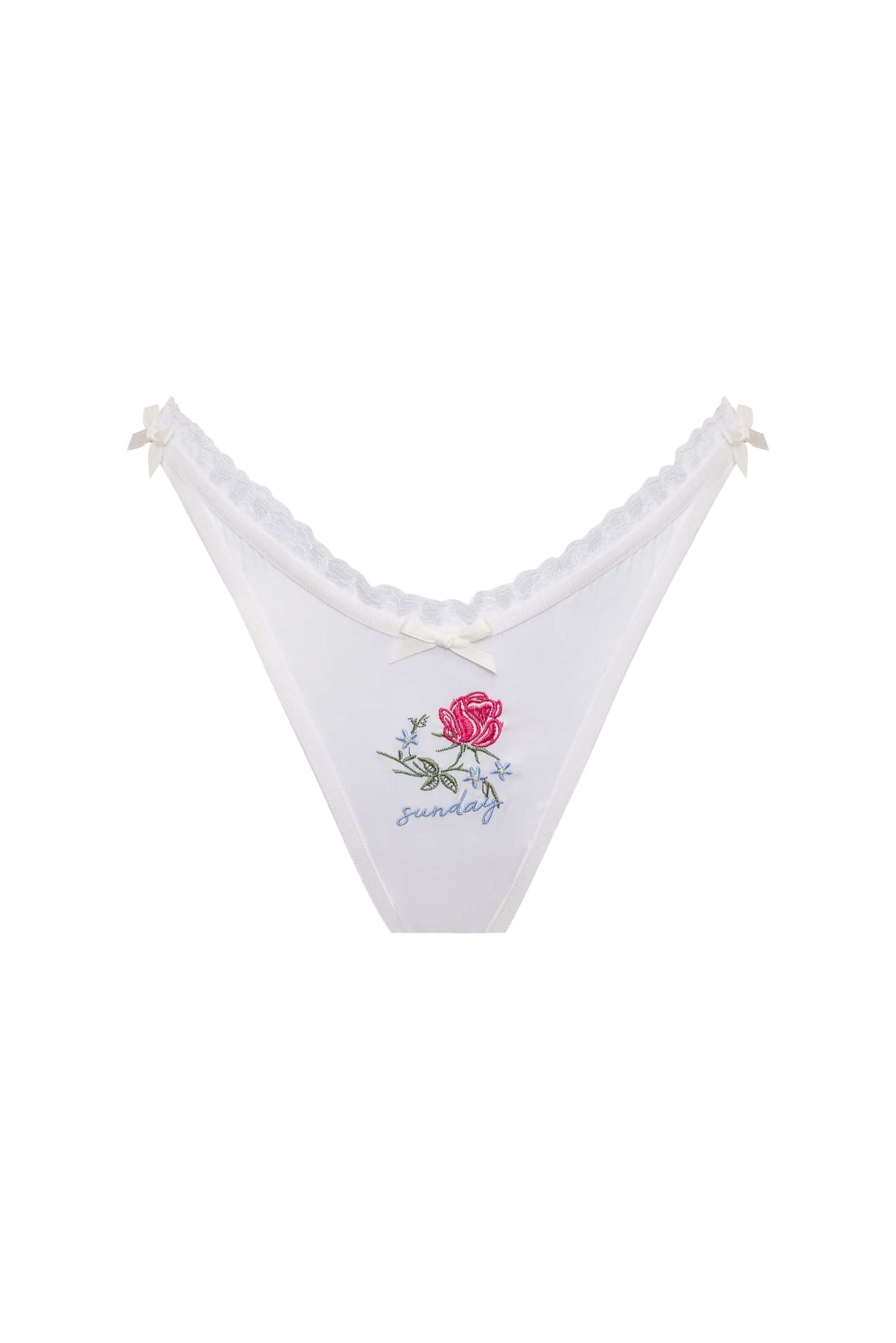 Days Of The Week 7 Pack Thong Panty sold by For Love And Lemons