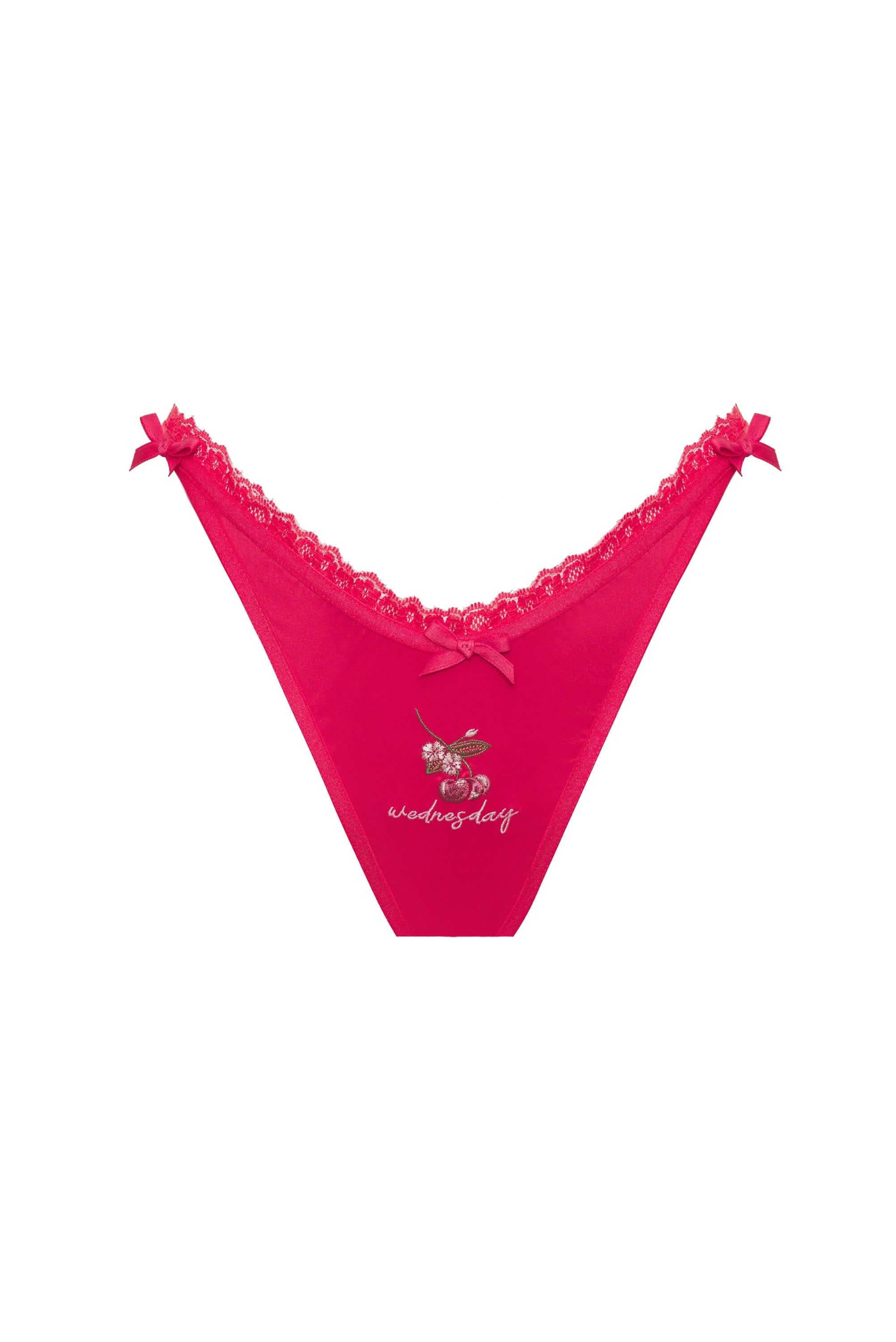 Days Of The Week 7 Pack Thong Panty sold by For Love And Lemons product image thumbnail 6