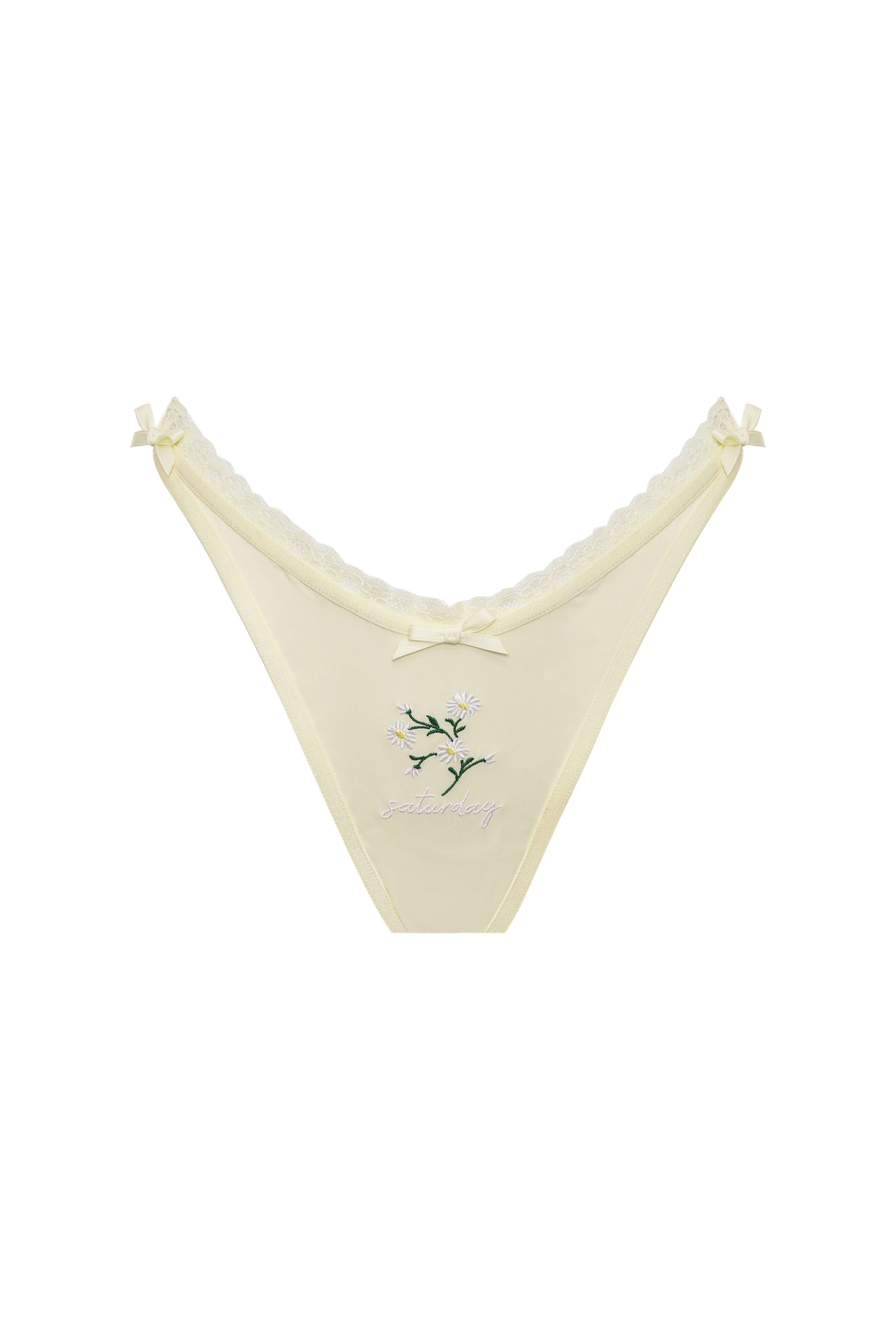 Days Of The Week 7 Pack Thong Panty sold by For Love And Lemons product image thumbnail 7