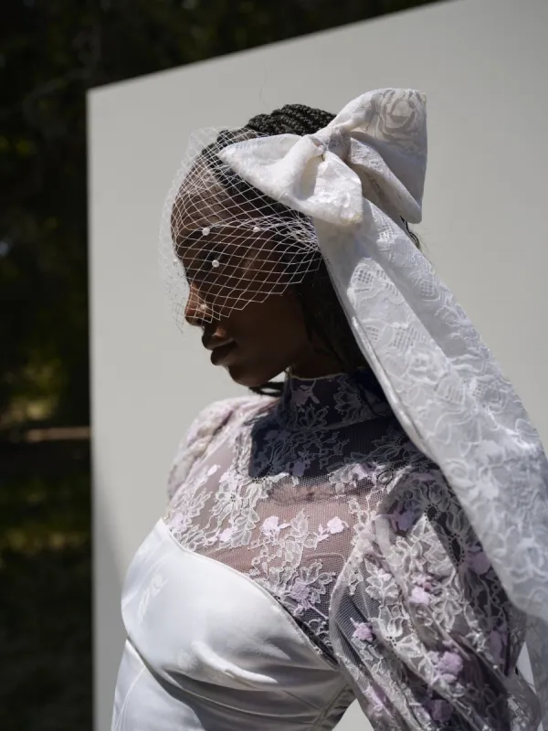 Merial Hair Bow sold by For Love And Lemons