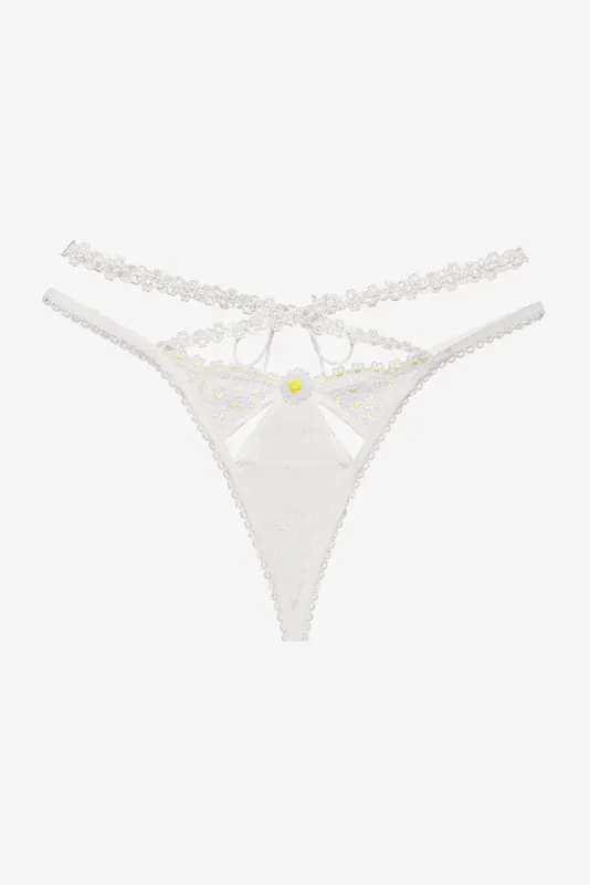 3D Daisy High-Waist Panty sold by For Love And Lemons