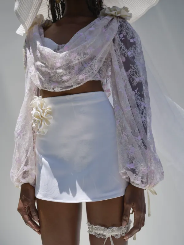 Maria Mini Skirt sold by For Love And Lemons